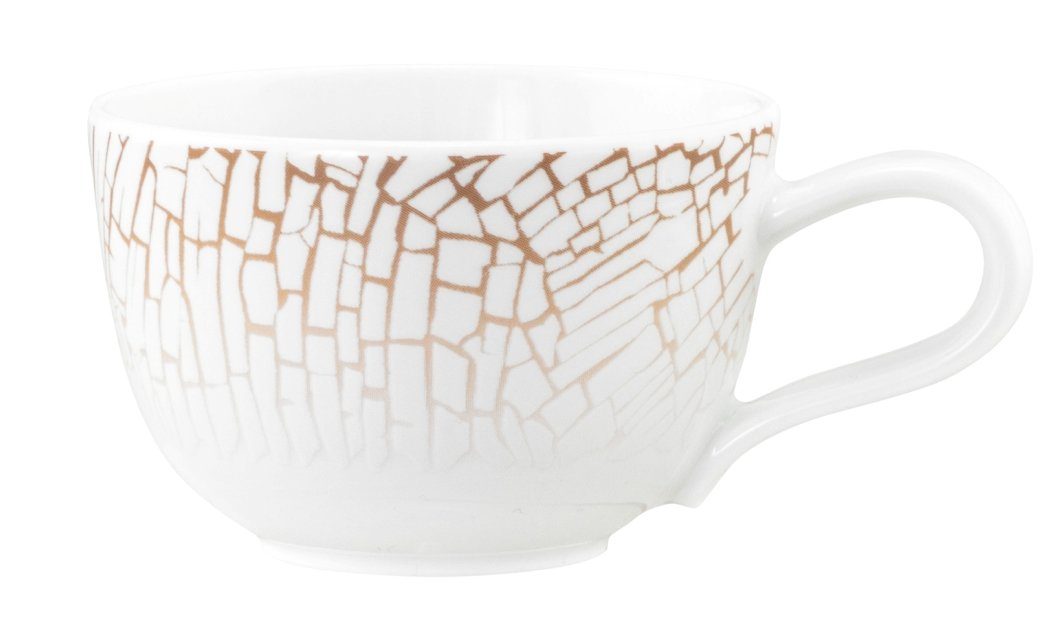 Seltmann Weiden Espressotasse Liberty Krakelee Espressoobertasse 0,09 l, Porzellan, Tasse Krakelee Struktur