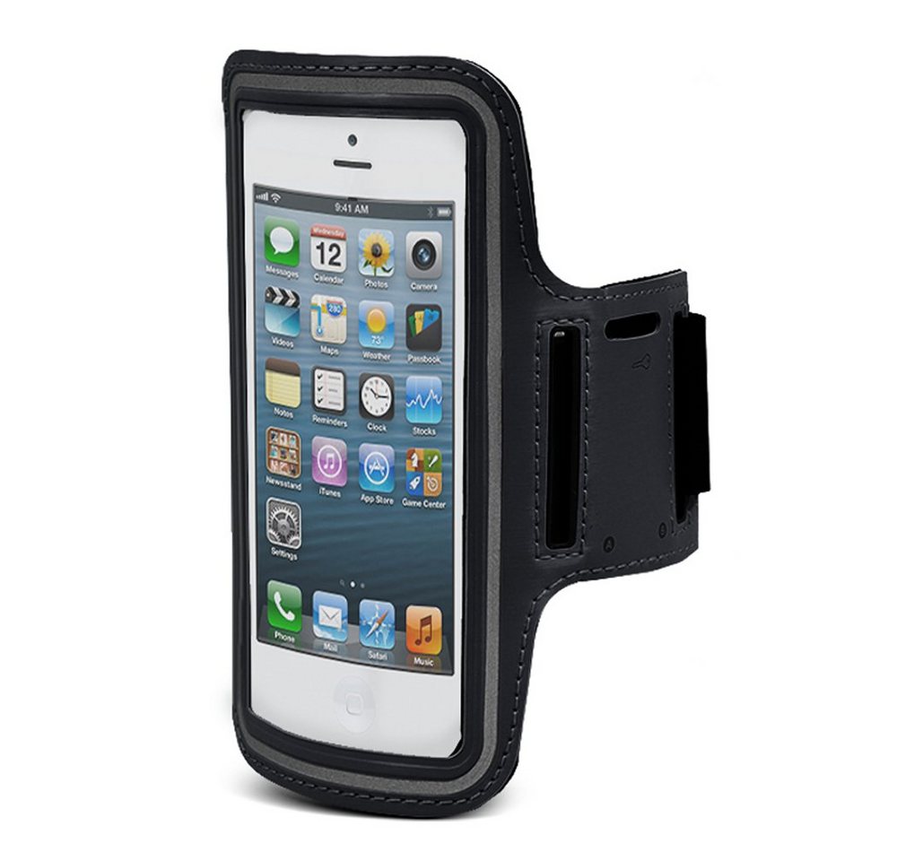 Maclean Smartphone-Tragegurt MC-405, (für 4,8" Smartphones, integr. Löcher für Kopfhörerkabel u. Innenfach)