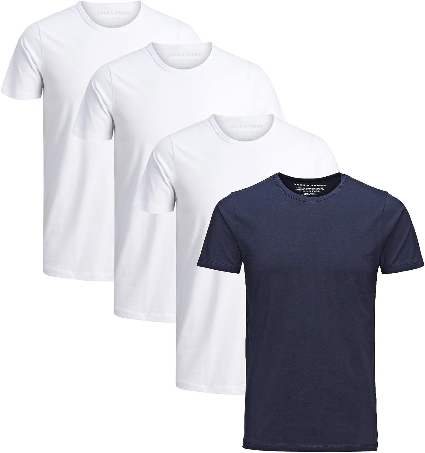 Jack & Jones T-Shirt (Sparset, 4er-Pack) Basic, Shirts, Rundhals 4er Mix 9