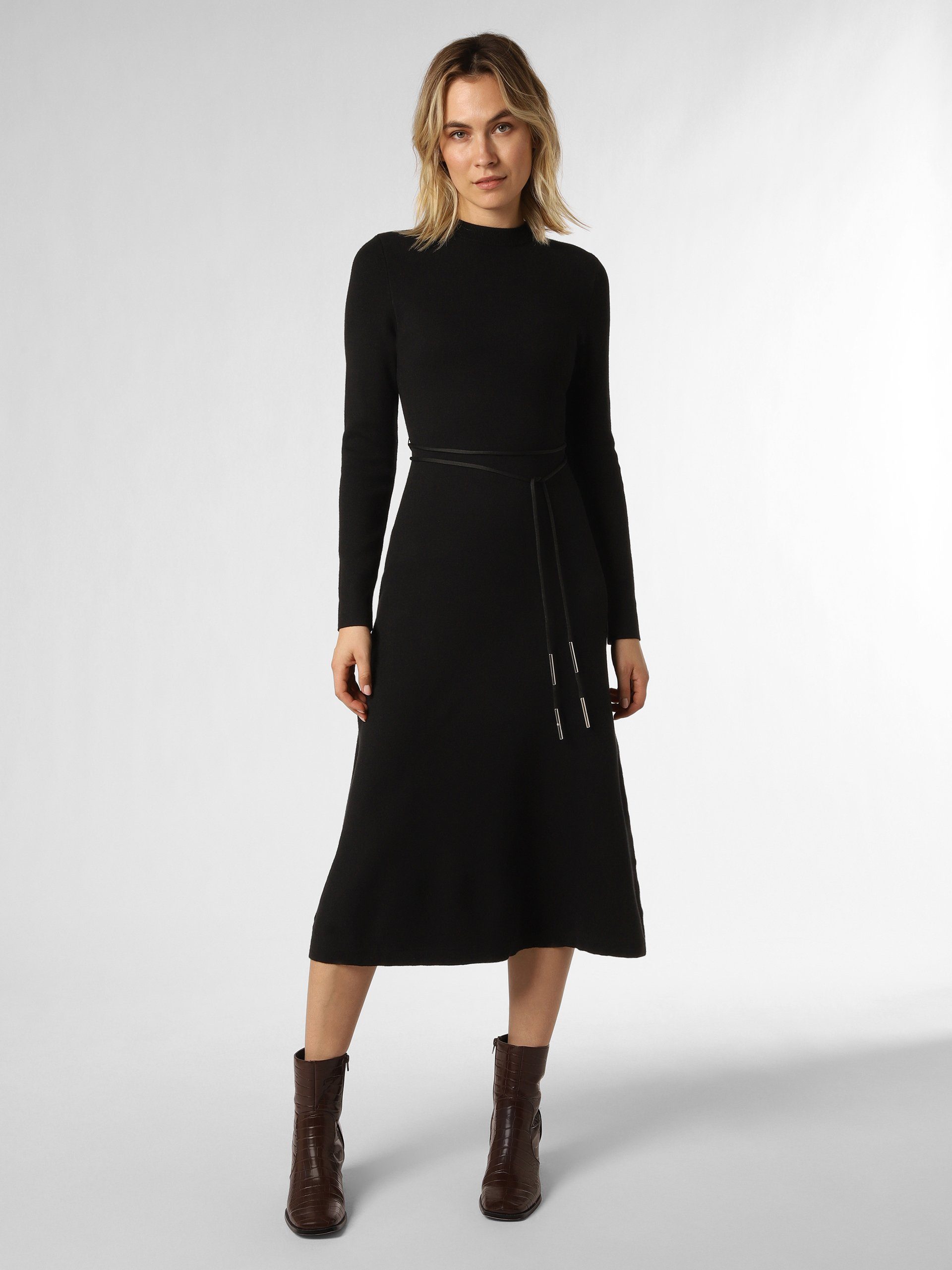 Apriori A-Linien-Kleid schwarz