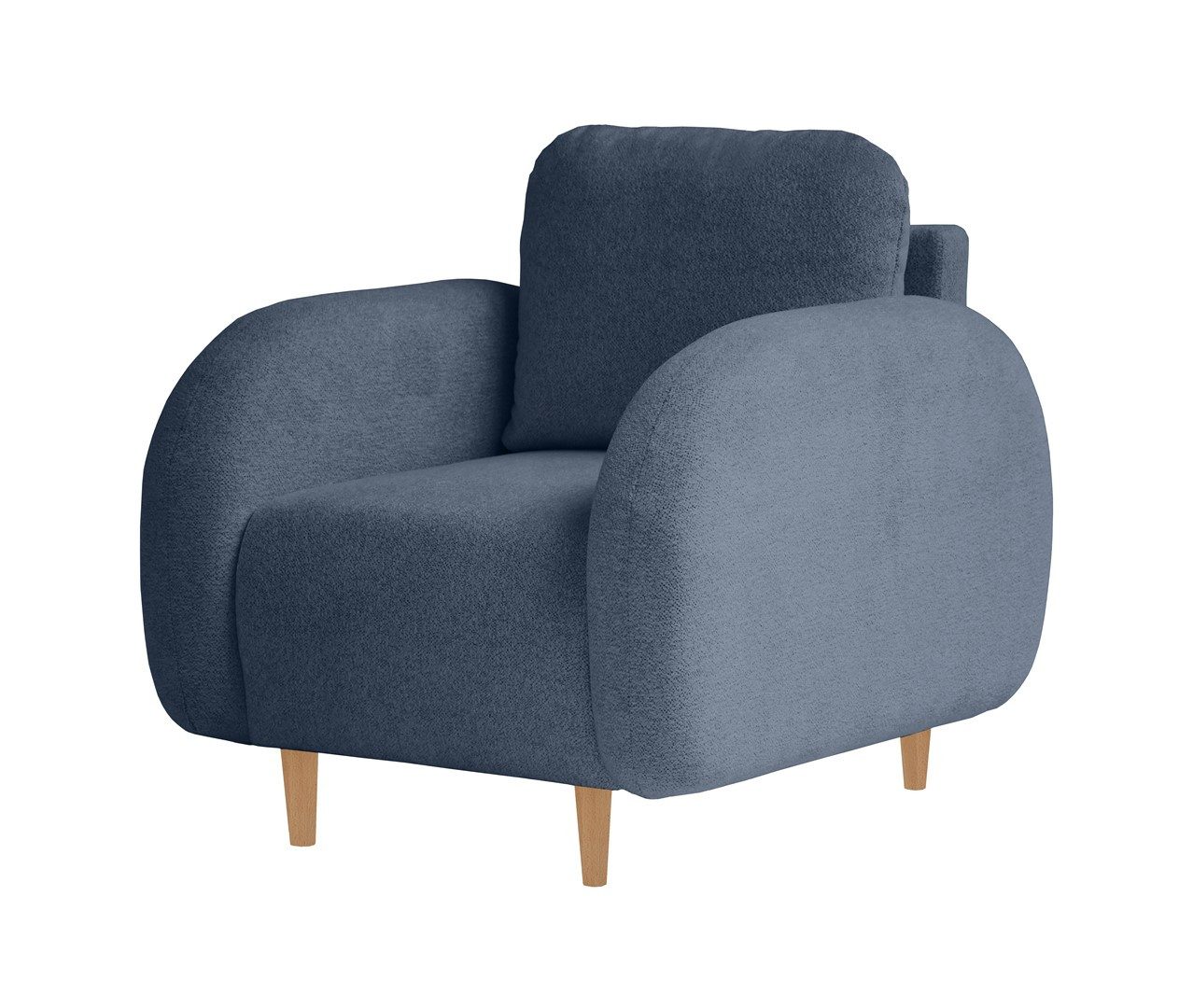 Beautysofa Sessel OPTIMO, Kunststoffbeine in schwarzer günstig online kaufen