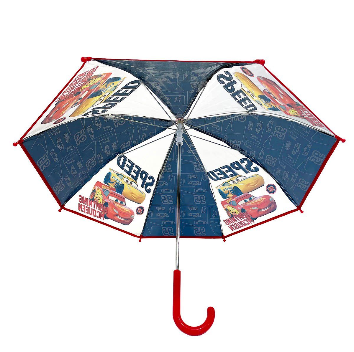 Vadobag Stockregenschirm Kinderschirm Regenschirm Days, Kindermotiv Cars Rainy