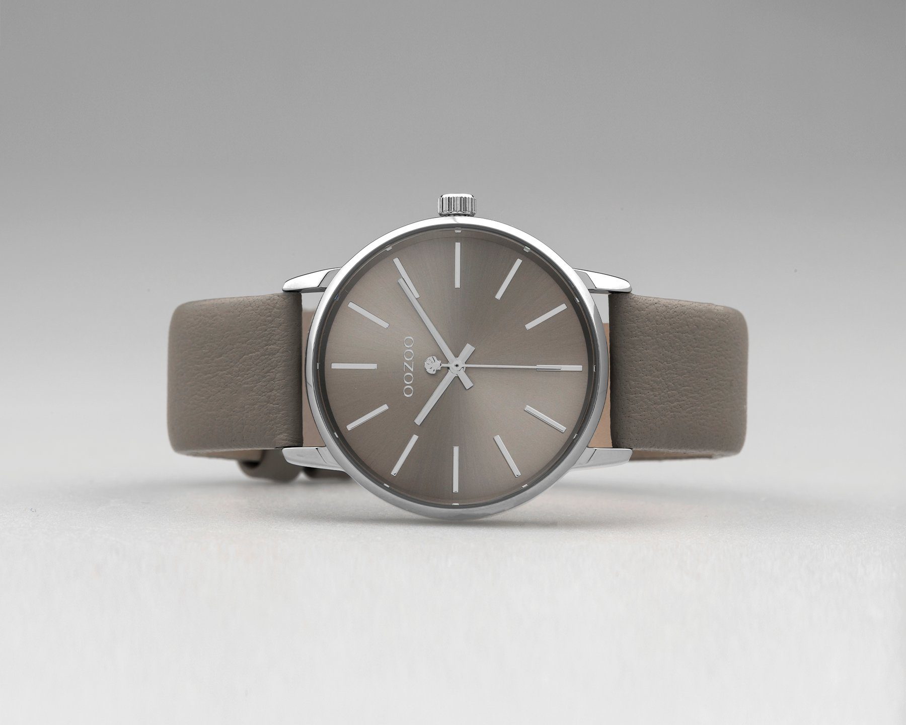 OOZOO Quarzuhr Damenuhr C10722 Armbanduhr Braun Lederband 36 mm günstig online kaufen