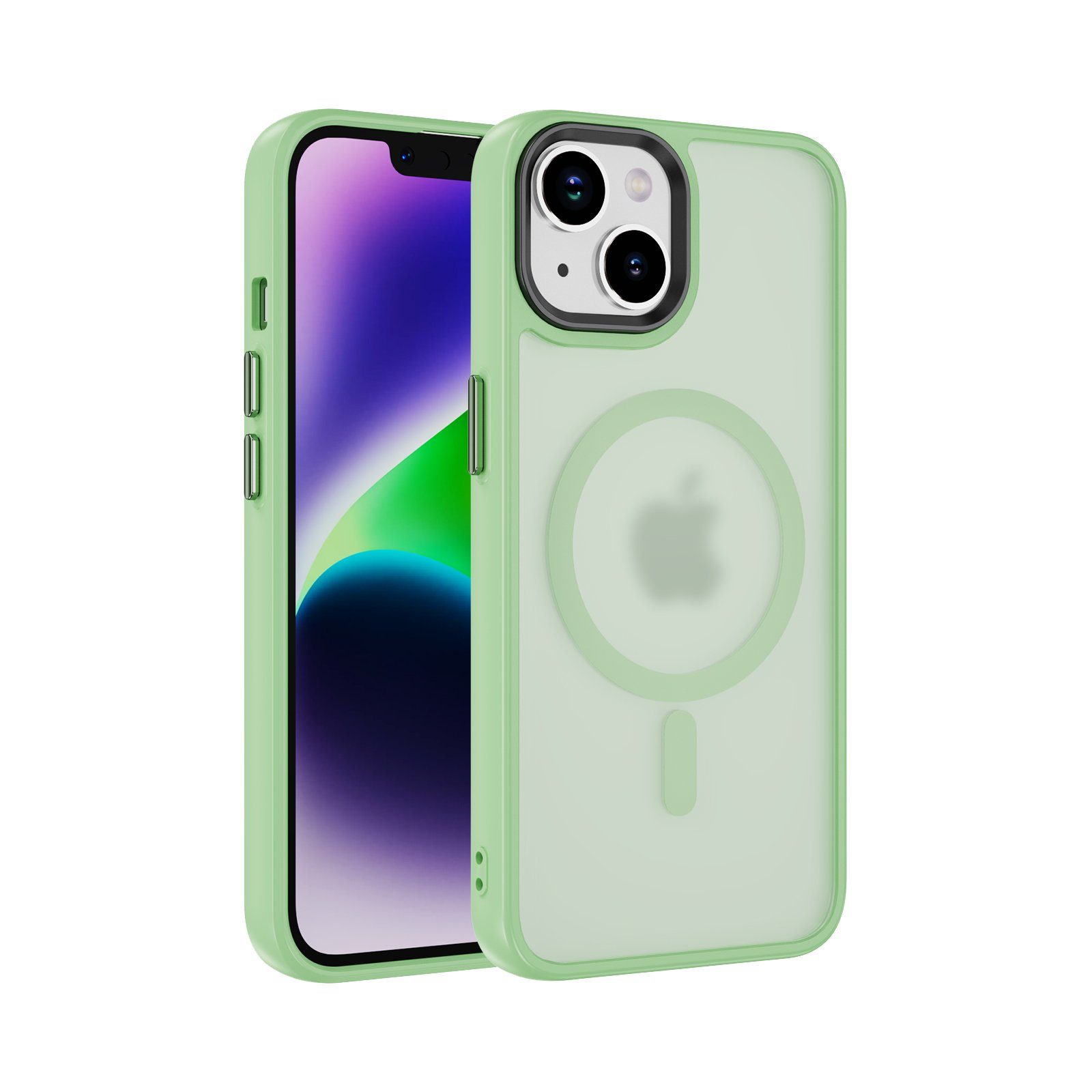 Tec-Expert Handyhülle Magnet Hülle für Apple iPhone 15 Plus 6.7 Zoll, 6.7, kompatibel zu Magsafe magnetisches Laden