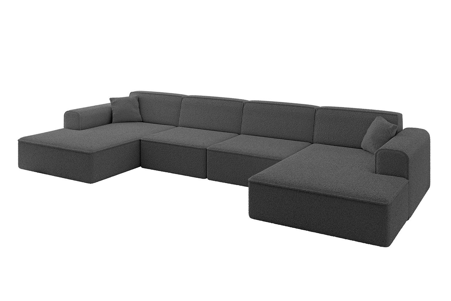 ALTDECOR Wohnlandschaft IREA-U2-v3, Sofa Praktische Bequeme Funktionsecke Couch U-Form Eckcouch, Corner Sofa U-Form Vielseitige Sofa Wohnlandschaft Wohnzimmer