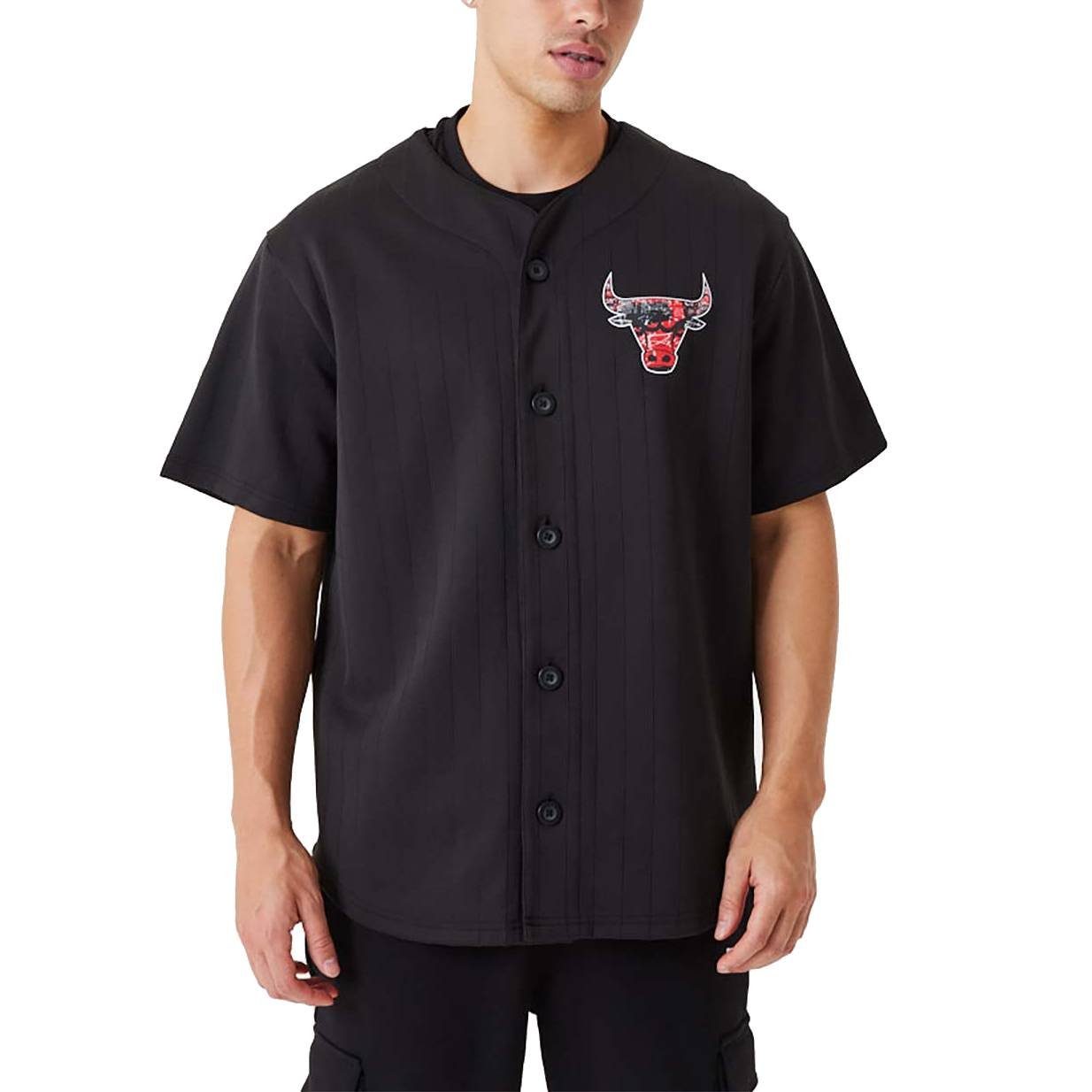 [Schnäppchenangebot] New Era Kurzarmhemd Hemd New Bulls Logo Team Infill Chicago Era