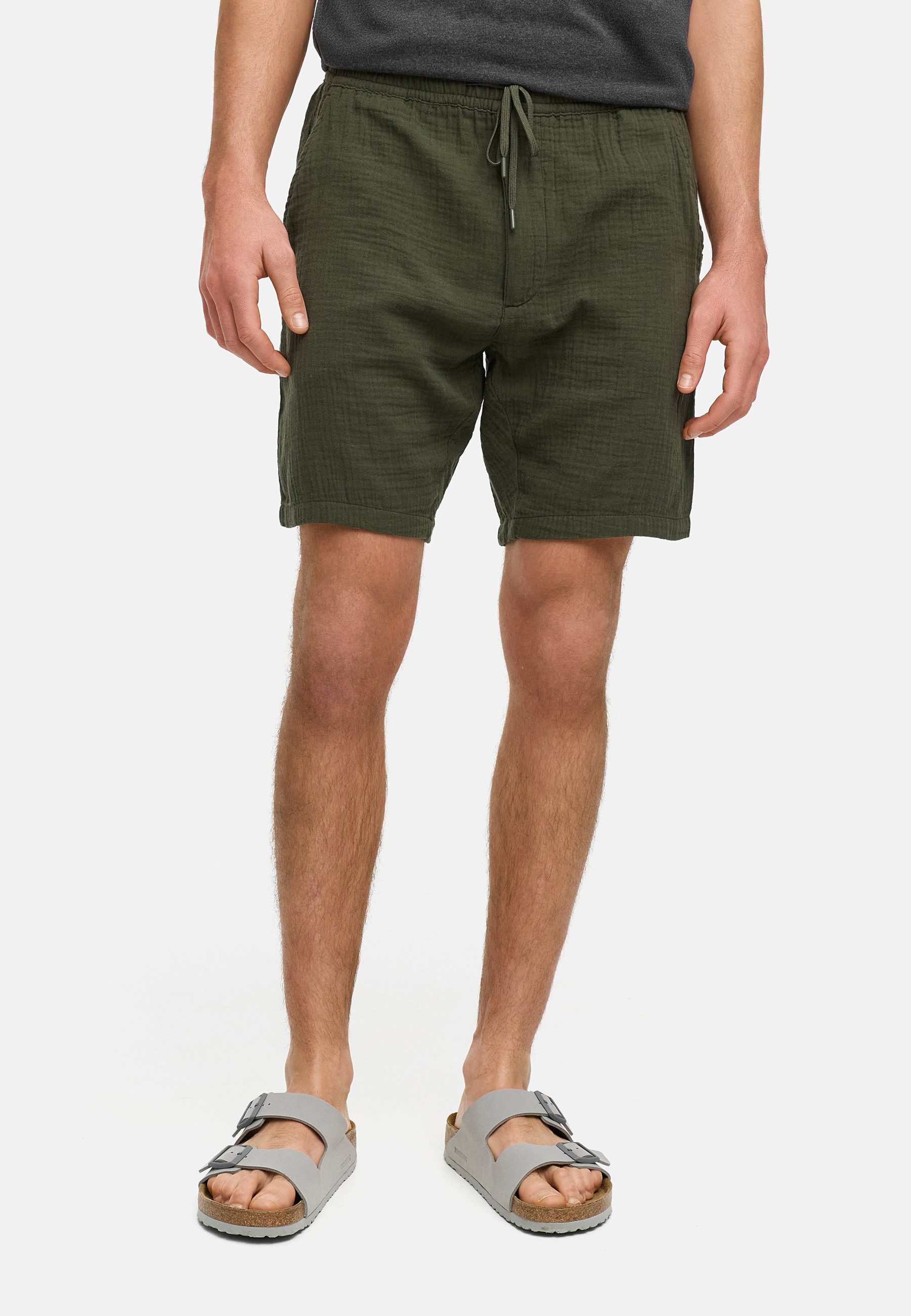Kronstadt Chinoshorts Herren KSAvery Chino Shorts Herrenshorts luftig-leicht durch doppellagigen Musselin