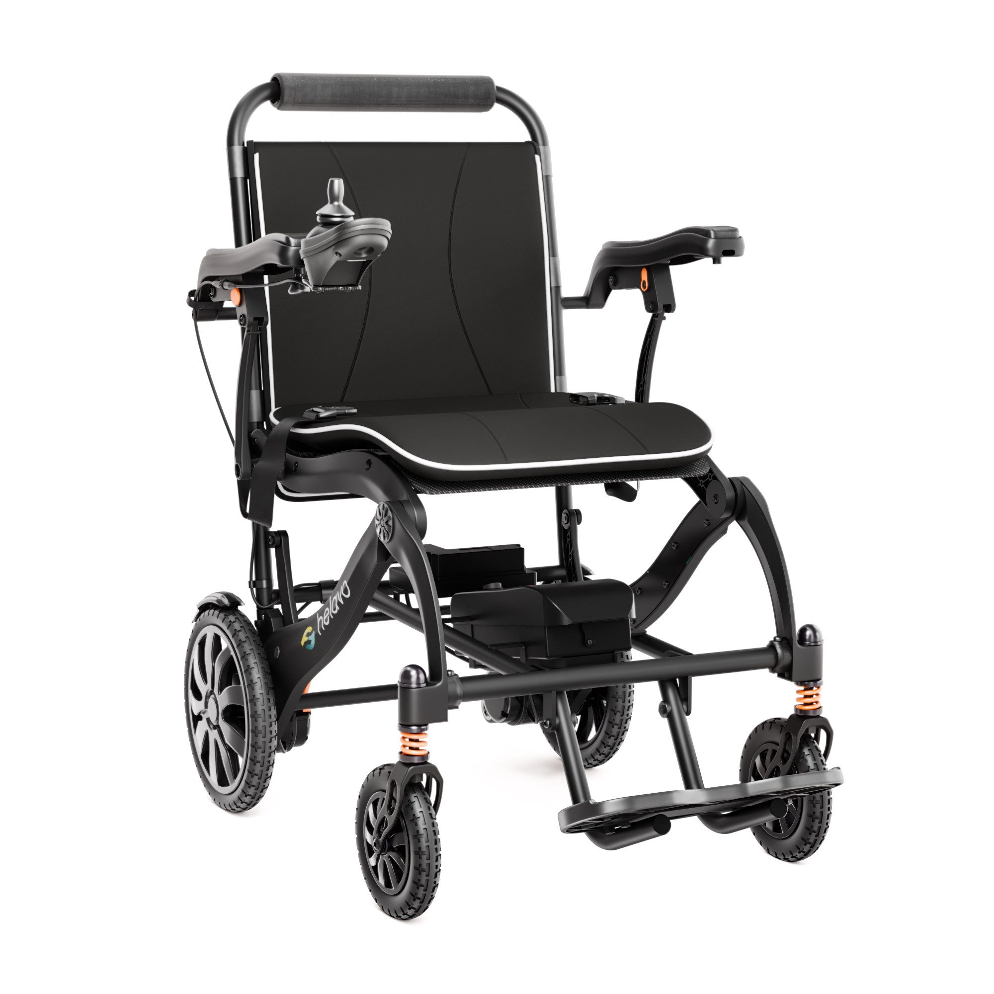 Helavo Elektrorollstuhl H2320, Ultraleichter Carbon Magnesiumrahmen, 60,5 cm schmal