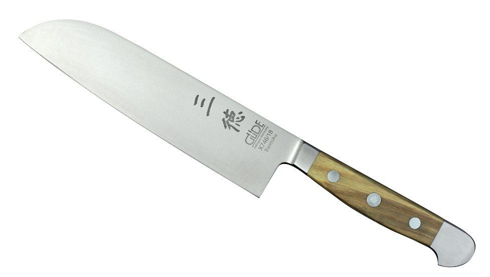 Santoku Serie Messer, Alpha No. Faßeiche, Messer Güde Santokumesser E746/18 Solingen