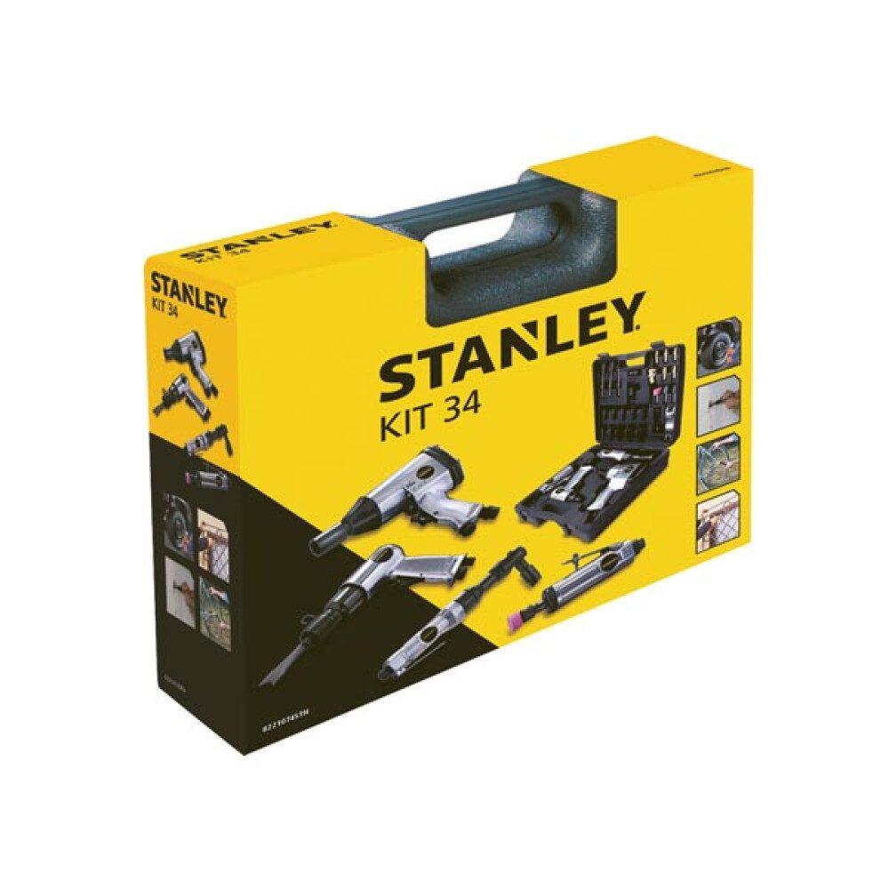 STANLEY Kompressor Druckluft-Werkzeugset - 34-tlg., 1-tlg.