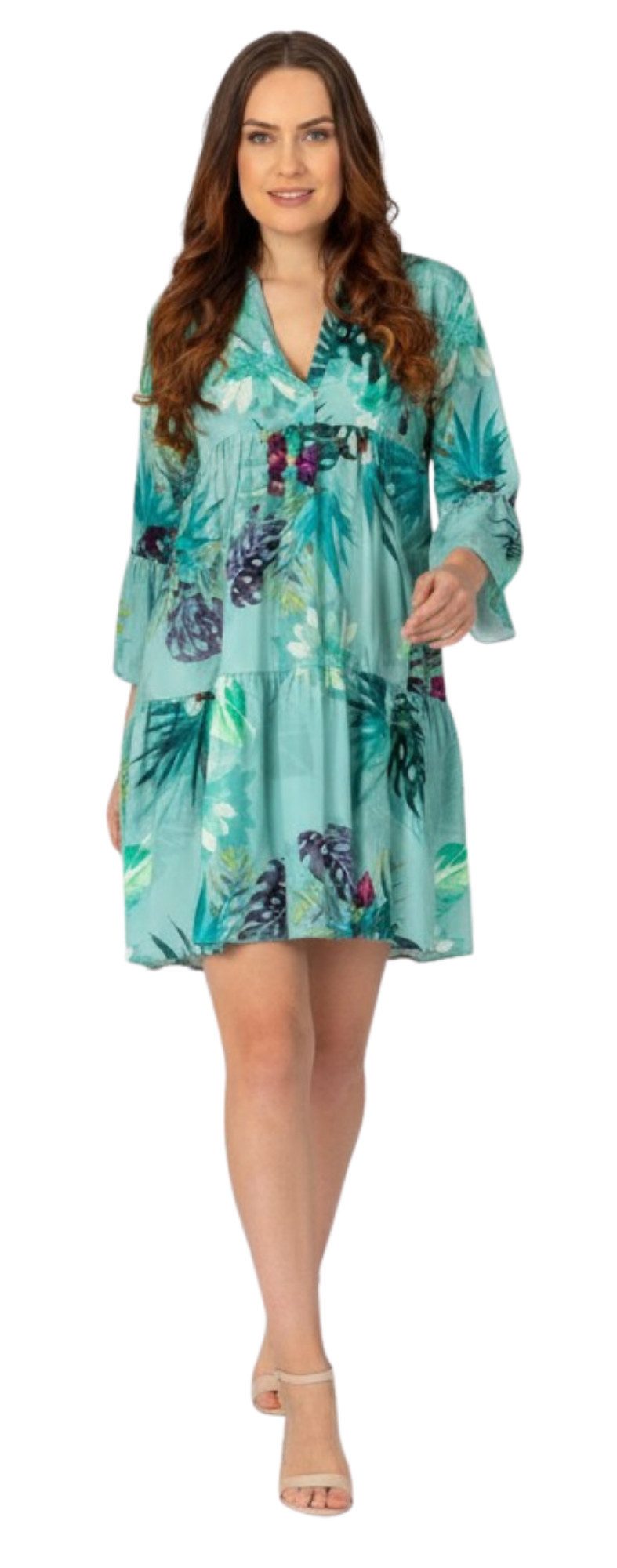 Estefania for woman Sommerkleid 188-5335, in Tunika Form im Blumendruck luf günstig online kaufen