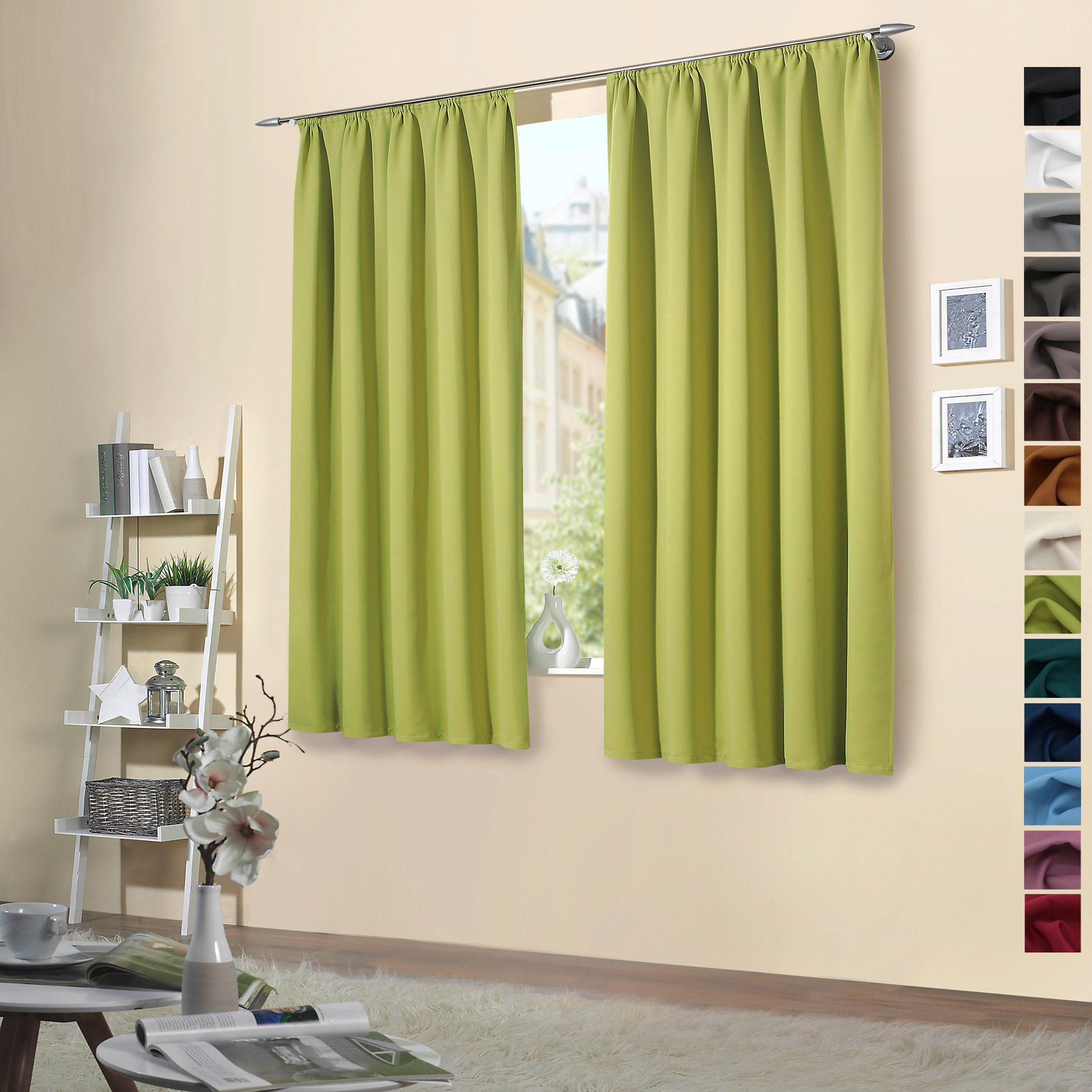 heimtexland Verdunkelungsvorhang Verdunklungsgardinen Thermo Vorhänge blick günstig online kaufen