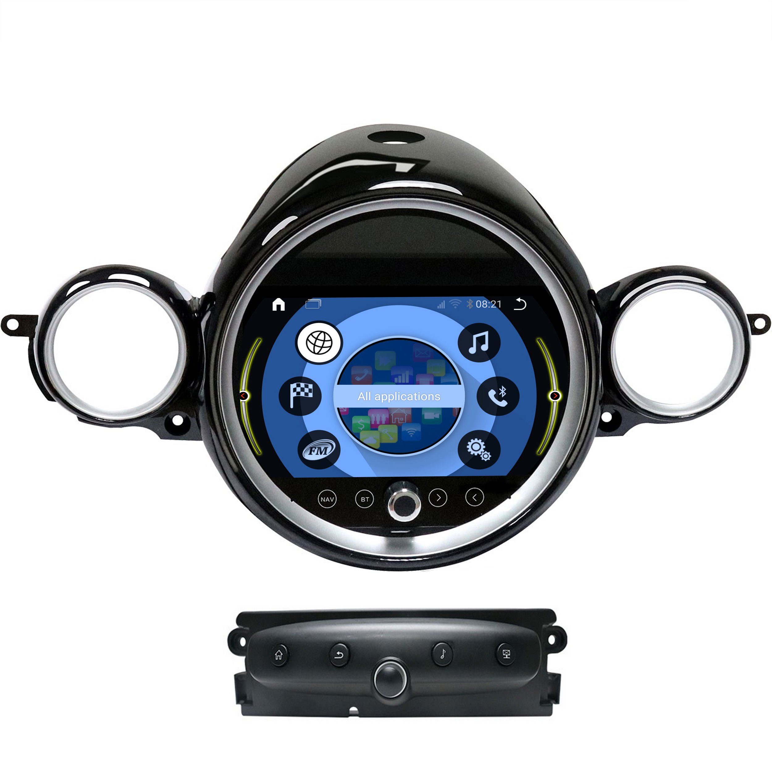 TAFFIO Für Mini R55 R56 R57 R58 R60 R61 9" Touch Android Radio GPS Carplay Einbau-Navigationsgerät