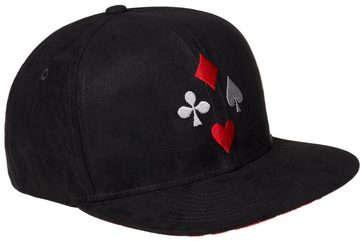 Cadency Snapback Cap - Poker, Beige Baseball Cap mit geradem Schirm, Unisex, Hellbraun, Größenverstellbar