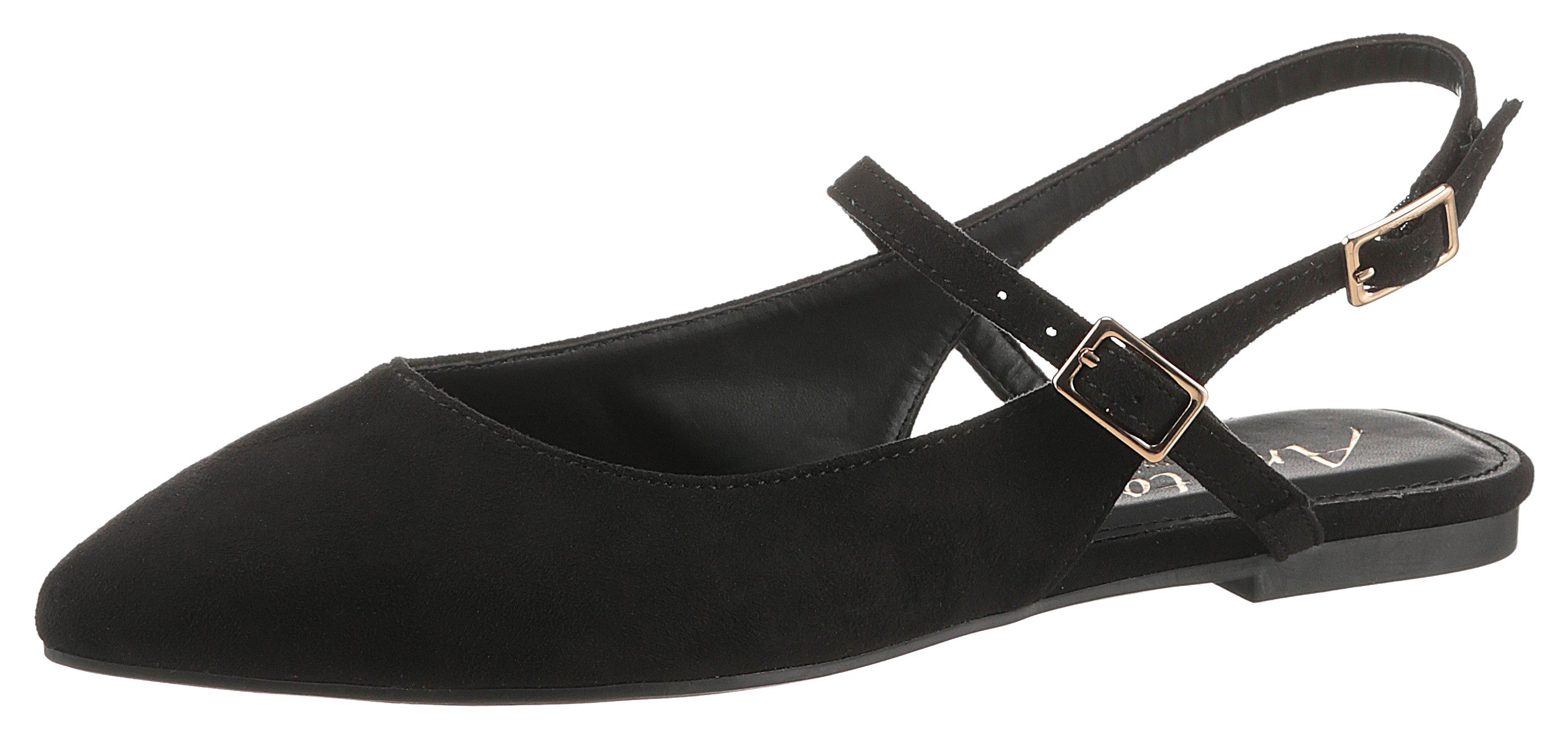 Aniston SHOES Slingpumps Flat, Sommerschuh, Riemchensandale günstig online kaufen
