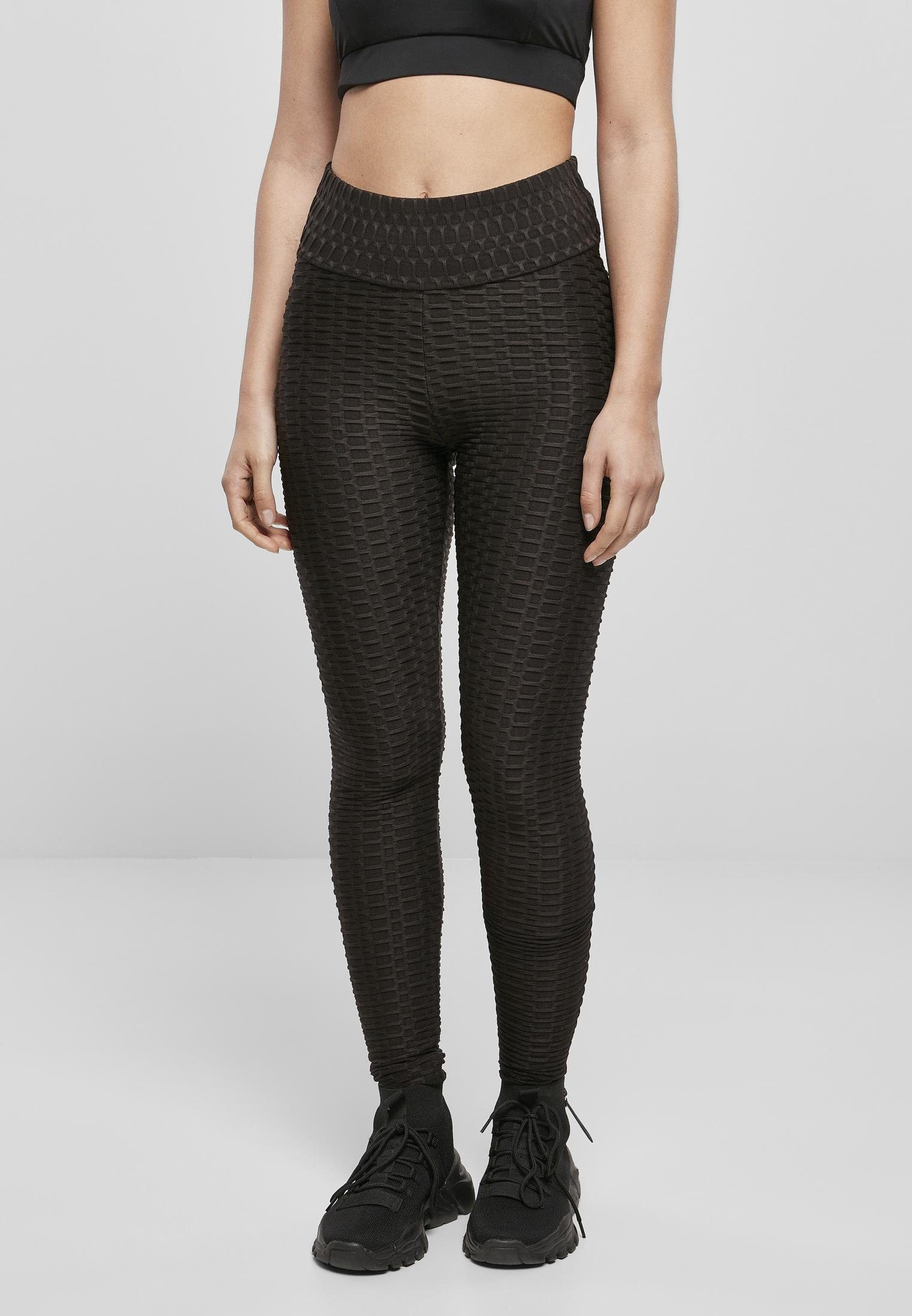 Leggings Ladies High Waist Honeycomb Leggings XS bis 5XL