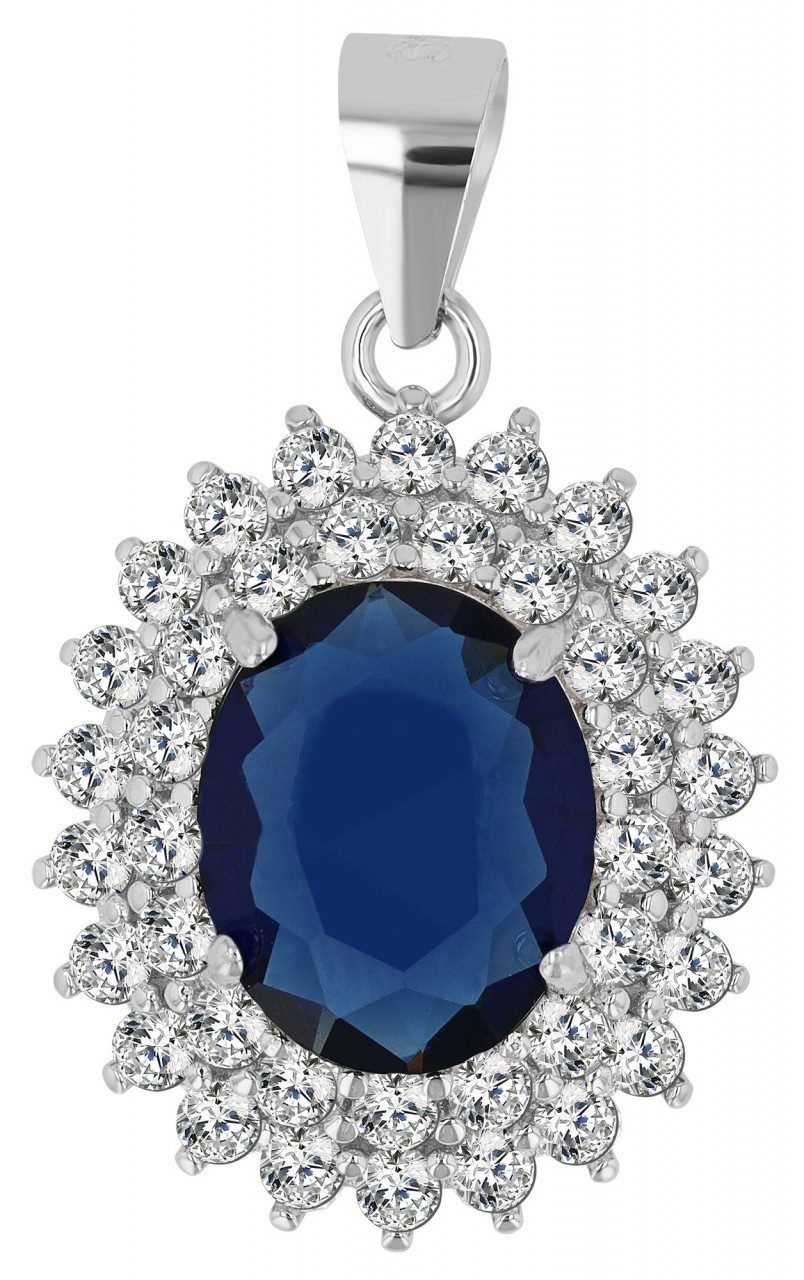 Adelia´s Kettenanhänger stylischer Schmuck Anhänger aus 925 Sterling Silber