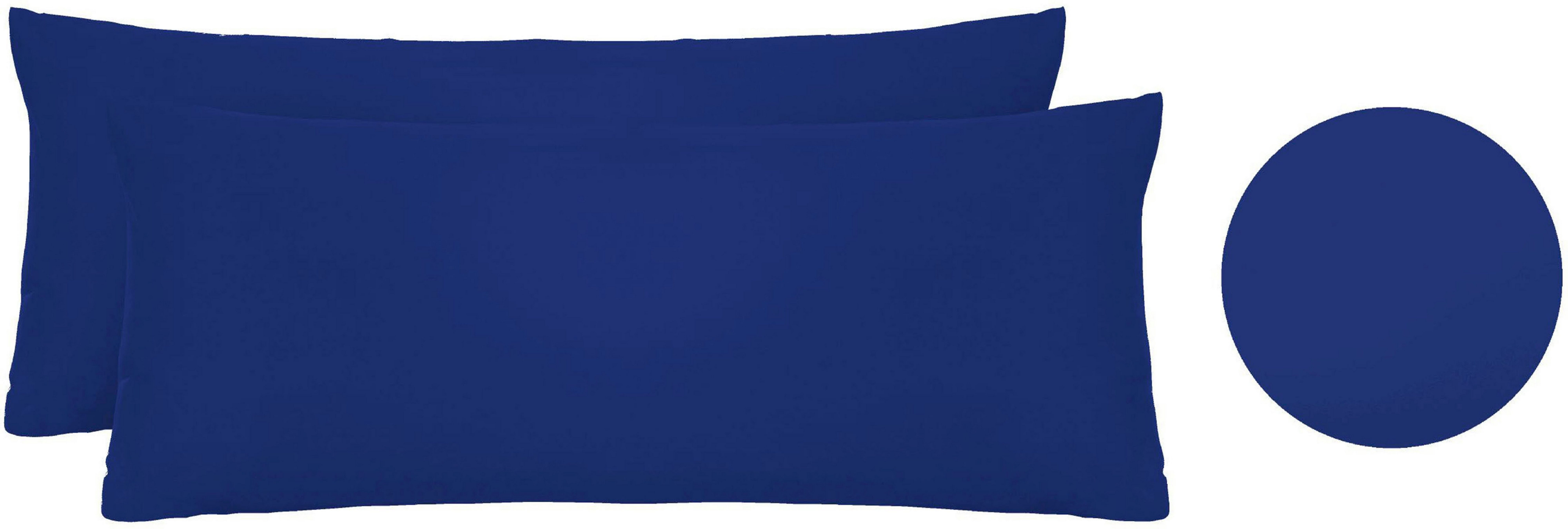 Biberna Kissenbezug Michi Feinjersey mit Reißverschluss, (2 Stück), verschiedene Größen, Feinjersey Kissenhülle aus 100% Baumwolle – Bild 3 von 5