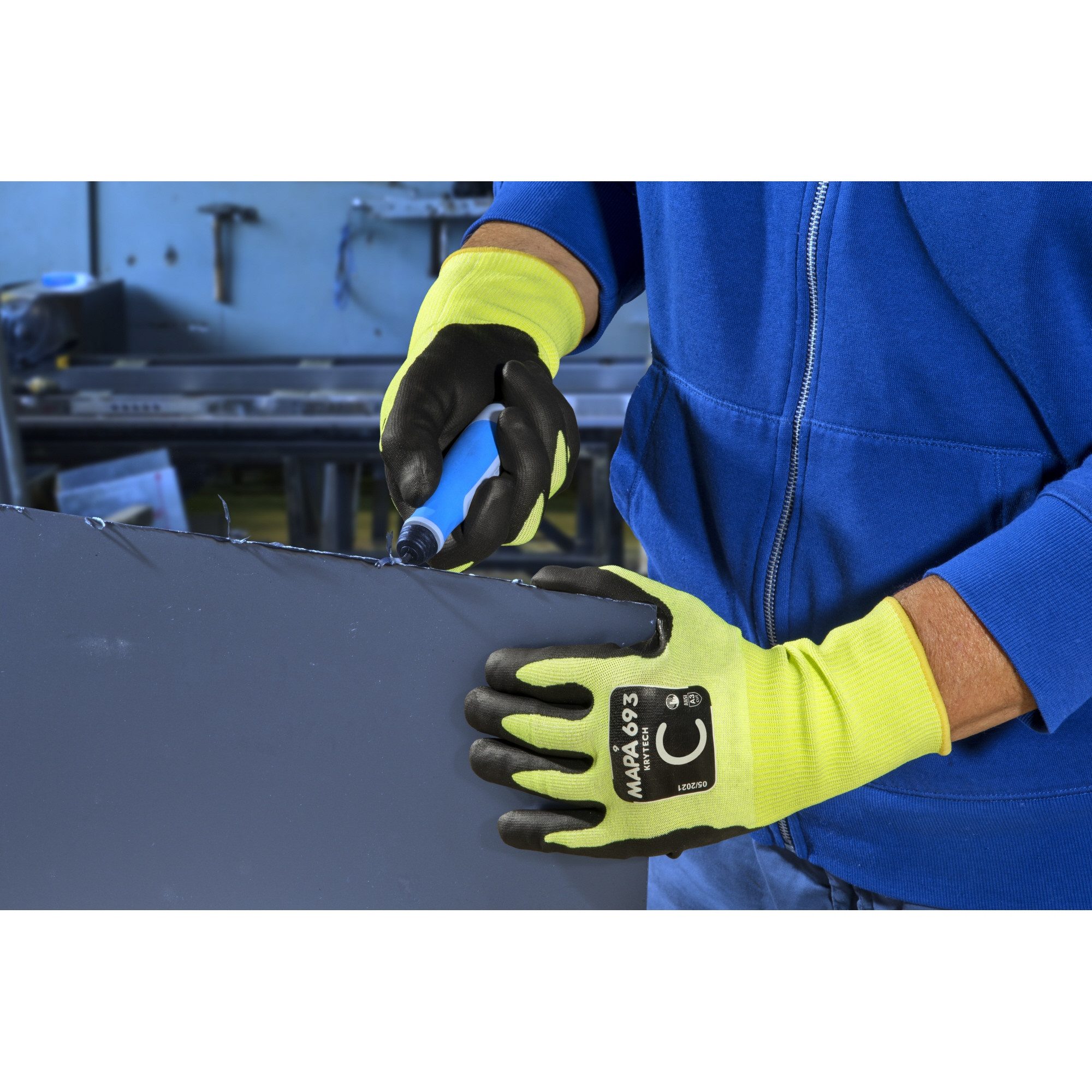 Mapa Nitril-Handschuhe Schutzhandschuh KryTech 693 3384126930098 Gr. 9