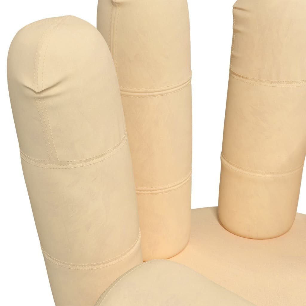 DOTMALL Relaxsessel Creme Handform Einzelsessel Samt Einzelsofa), in (1-St