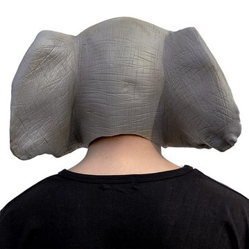 Metamorph Verkleidungsmaske Elefant Maske, Vollmaske aus Latex für den nächsten Besuch im Porzellanladen