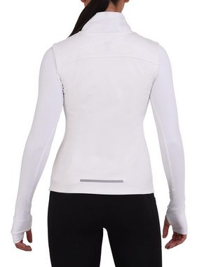TCA Kurzjacke TCA Damen Excel Runner Laufweste mit Reißverschlusstaschen - Weiß, XS