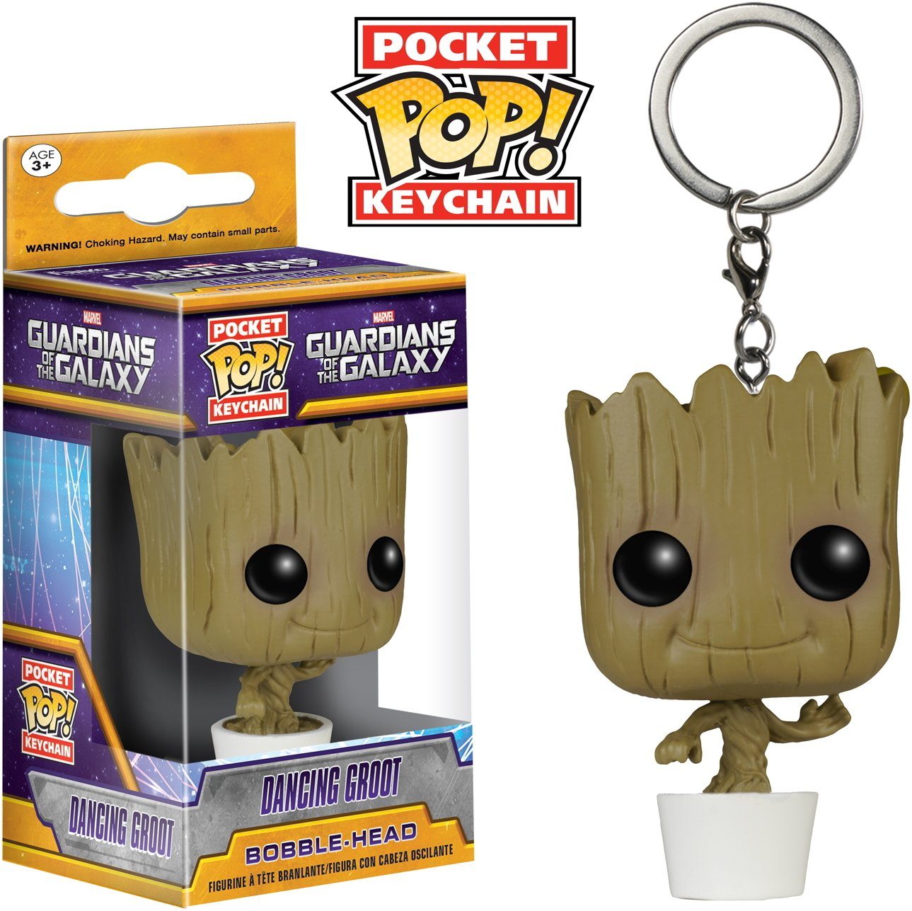 Funko Schlüsselanhänger Marvel Guardians of the Galaxy Dancing Groot Pop!