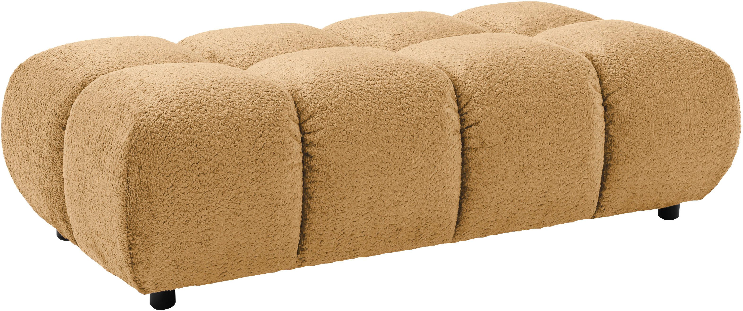 Home affaire Диван Cozy Bubble, mit eleganter Steppung, weich gepolstert, 143x73 cm (1 St), passend zum Sofa und dem drehbaren Sessel der Graceland-Serie