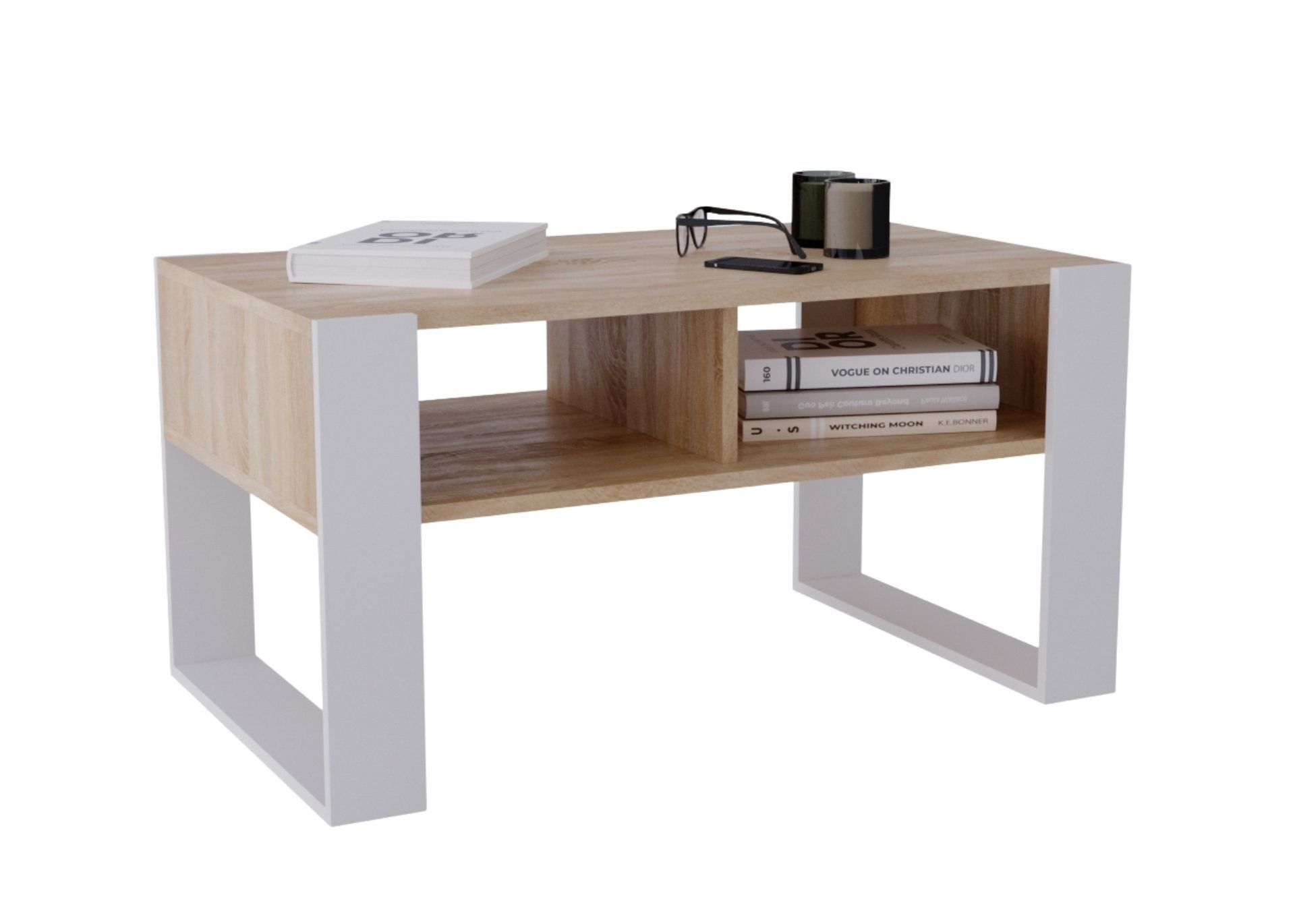Raumhirsch Furniture Couchtisch Kora92 modern & stabil fürs Wohnzimmer aus Holzwerkstoff