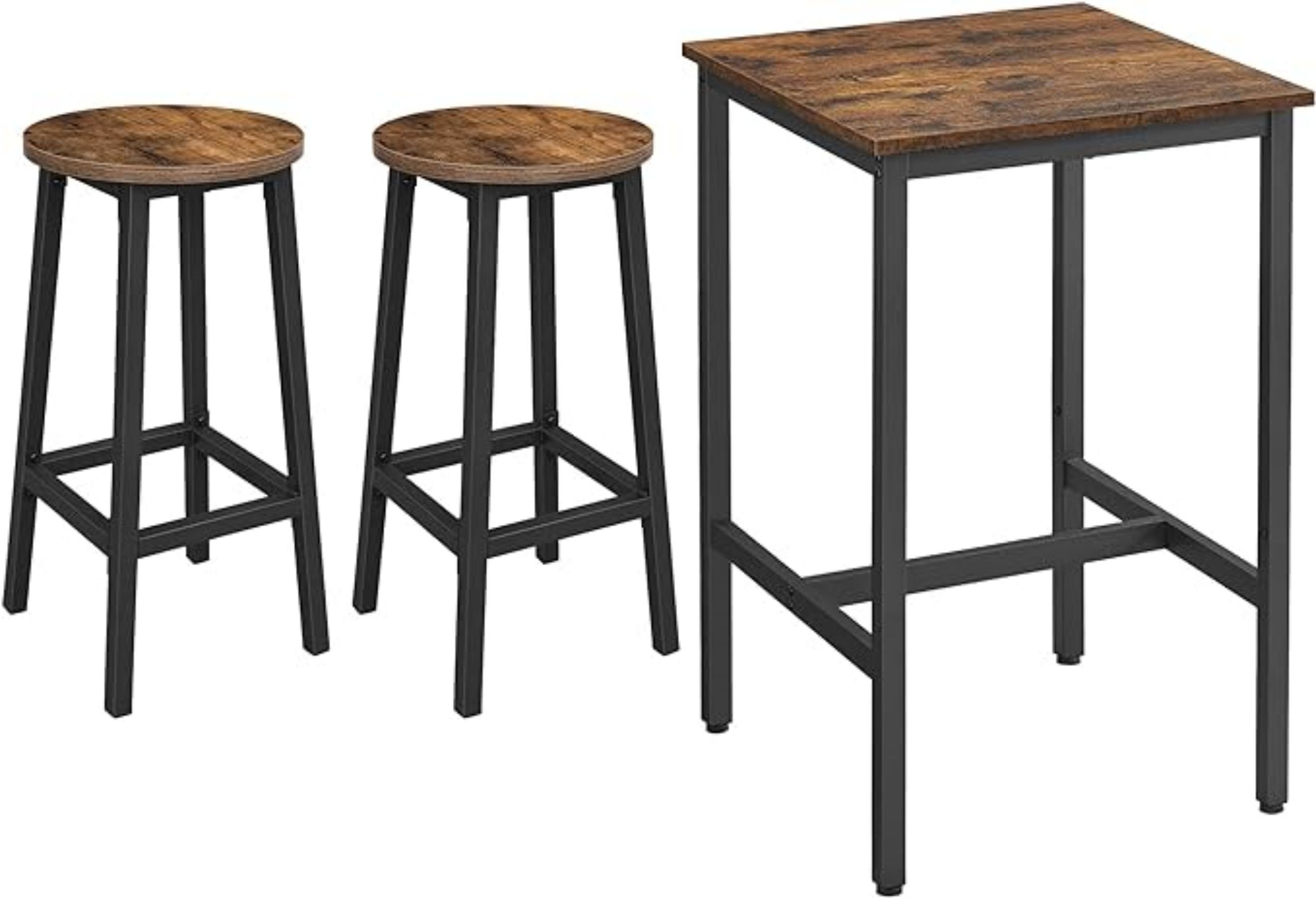 VASAGLE Bartisch, mit 2 Barhockern Set, günstig online kaufen