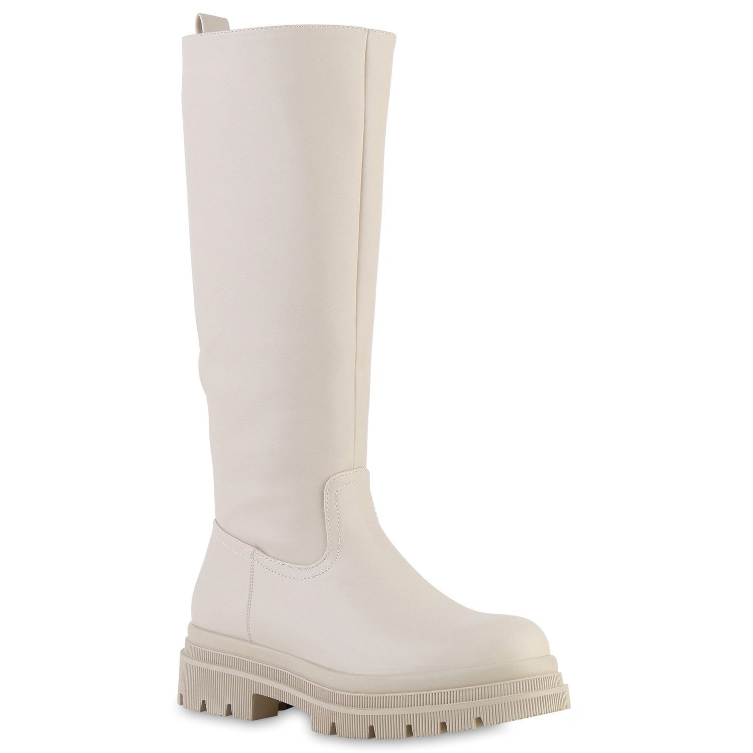 VAN HILL 841809 Plateaustiefel Damen Plateaustiefel Stiefel Plateau Vorne P günstig online kaufen