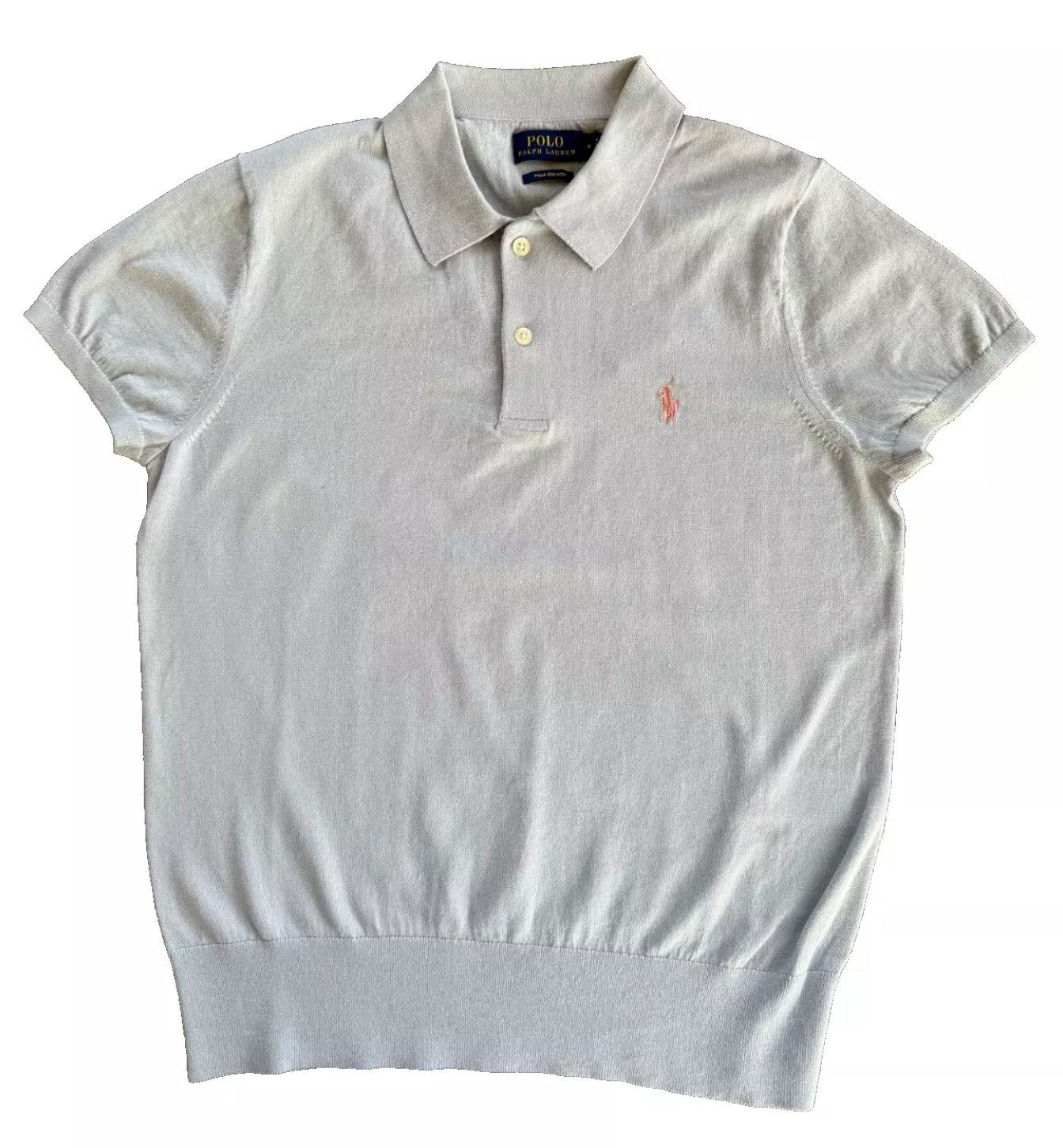 Polo Ralph Lauren Poloshirt Damen Strick Polohemd Luxuriöse Pima-Baumwolle günstig online kaufen