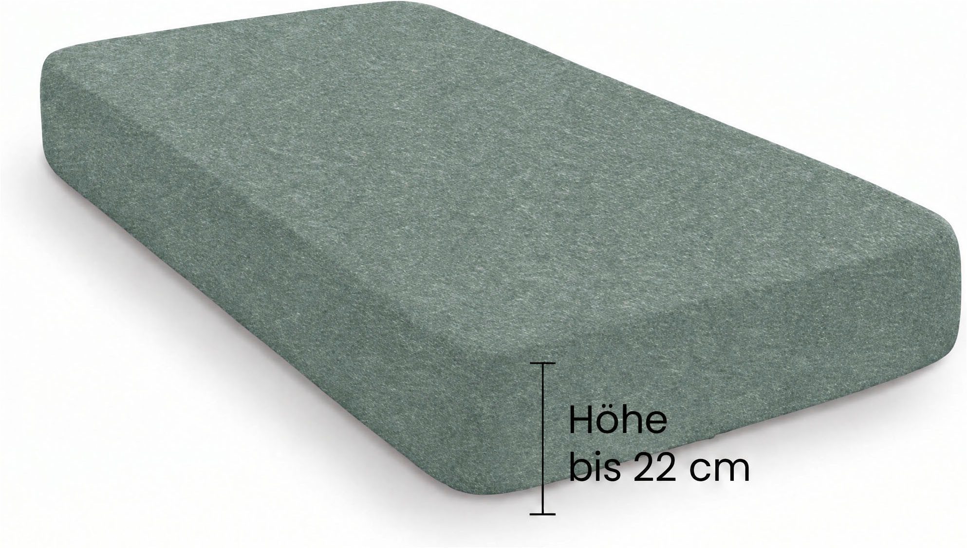 Biberna Spannbettlaken 0841380 HERMAL Premium Melange-Biber Spannbetttuch 100% Baumwolle, Flanell, Gummizug: rundum, (1 Stück), Biber, wärmend & weich, Rundumgu – Bild 2 von 5
