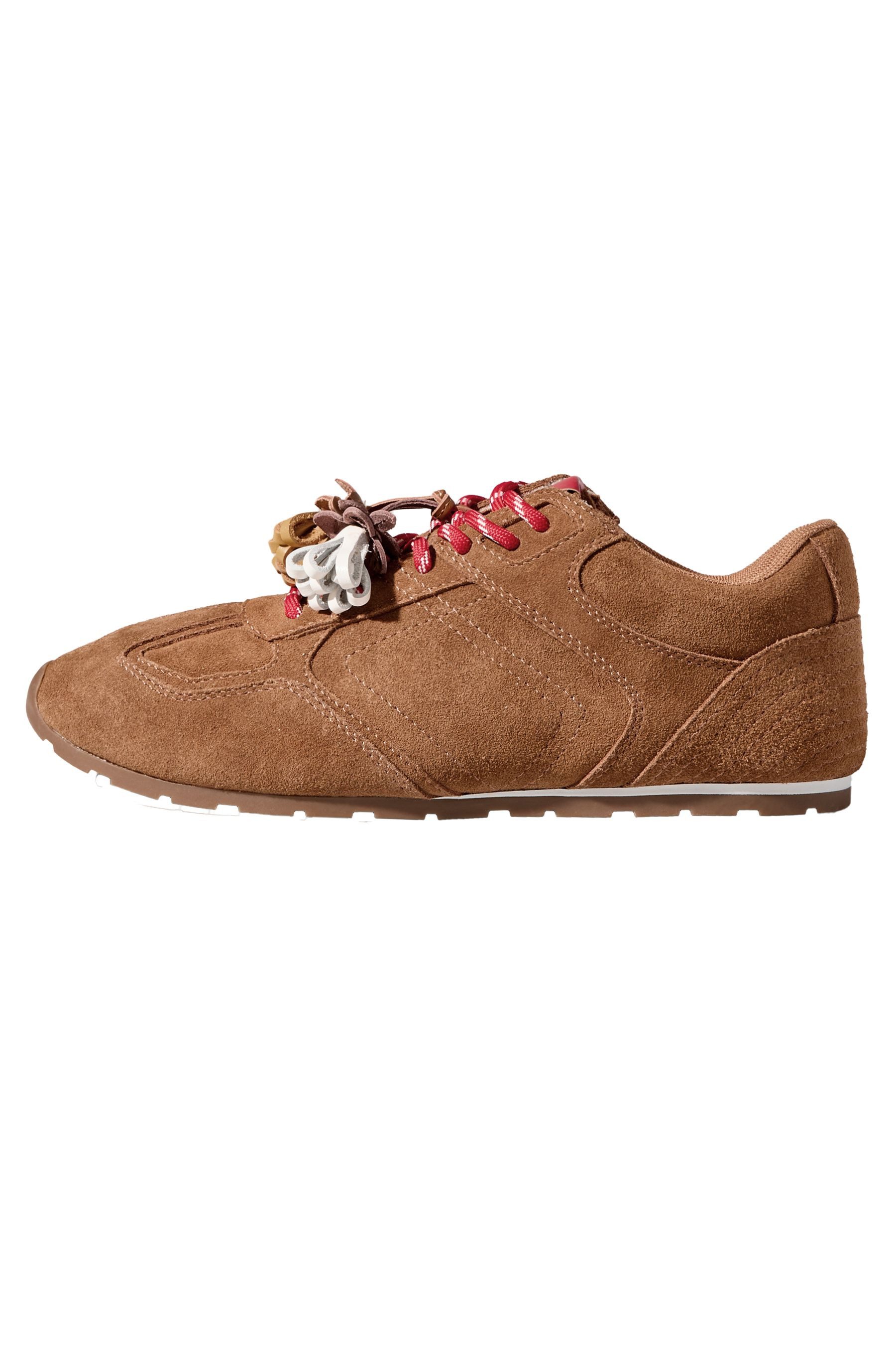 Next N. Premium Schnürsneaker aus Leder mit Anhänger Sneaker (1-tlg)