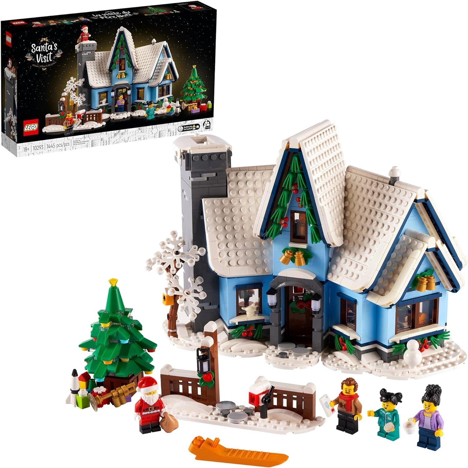 LEGO® Creator Expert - Besuch des Weihnachtsmanns (10293) Konstruktions-Spi günstig online kaufen