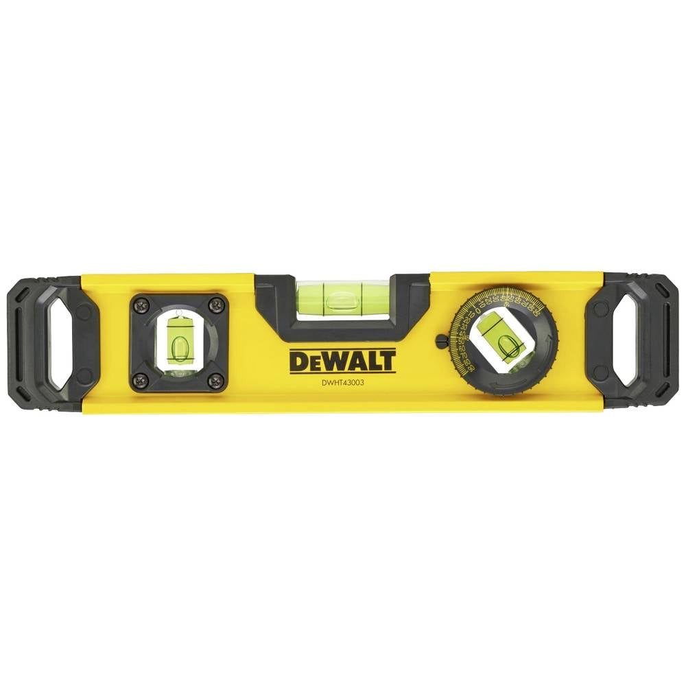 DeWalt Wasserwaage Torpedo-Hohlprofil-Wasserwaage 25cm Libelle DWHT0-43003