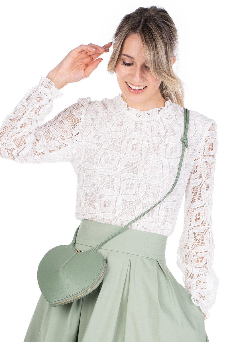 Trachtenbluse Trachtenbluse - HILDA - offweiß