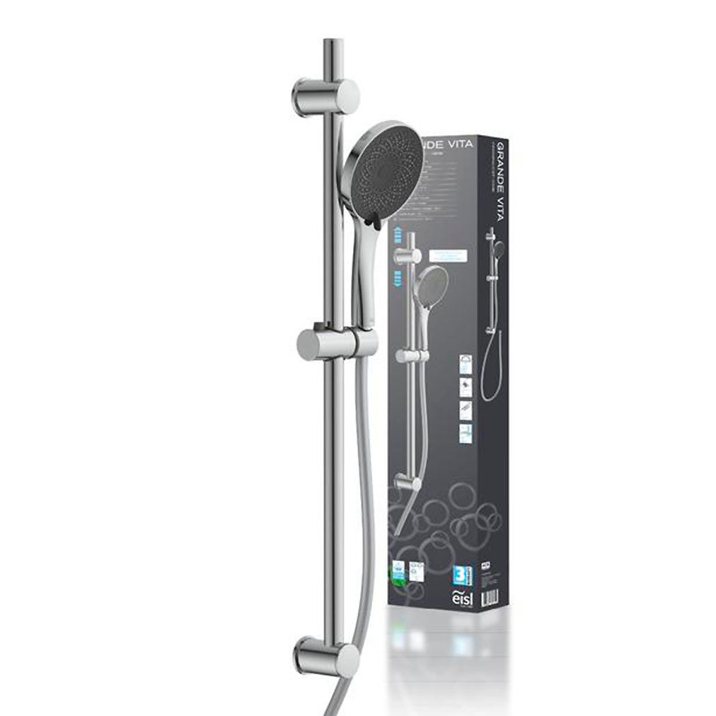 Eisl Stangenbrause-Set GRANDE VITA, Höhe 90 cm, 3 Strahlart(en), 1 tlg., Höhenverstellbar / 3-fach verstellbar / Antikalk / wassersparend