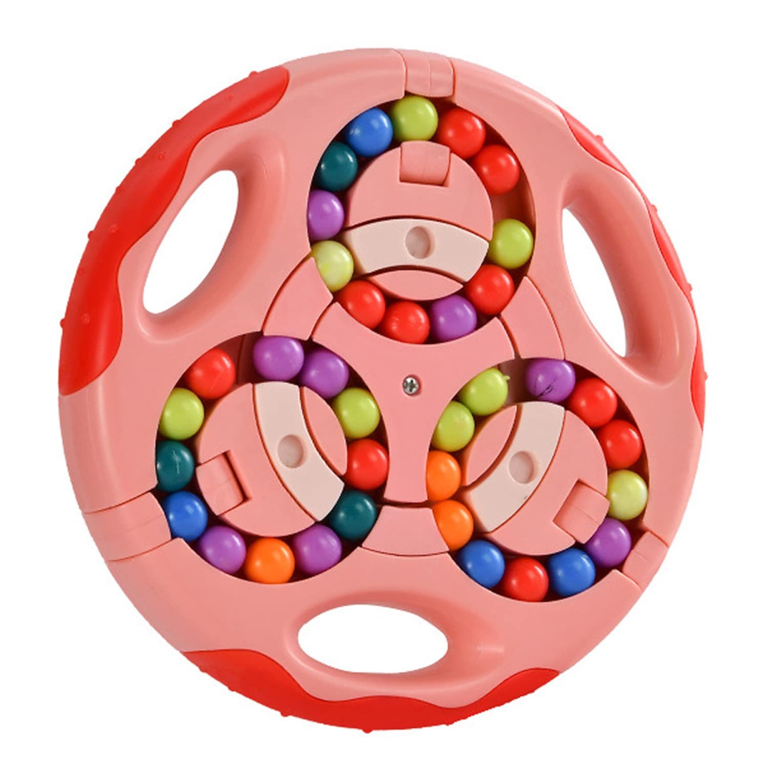 Zaewry Lernspielzeug Rotierender Fingerwürfel Intelligenz Spiele, IQ Game Magic Bean (1-St), Rotating Cube Spielzeug für Kinder Teens Erwachsene