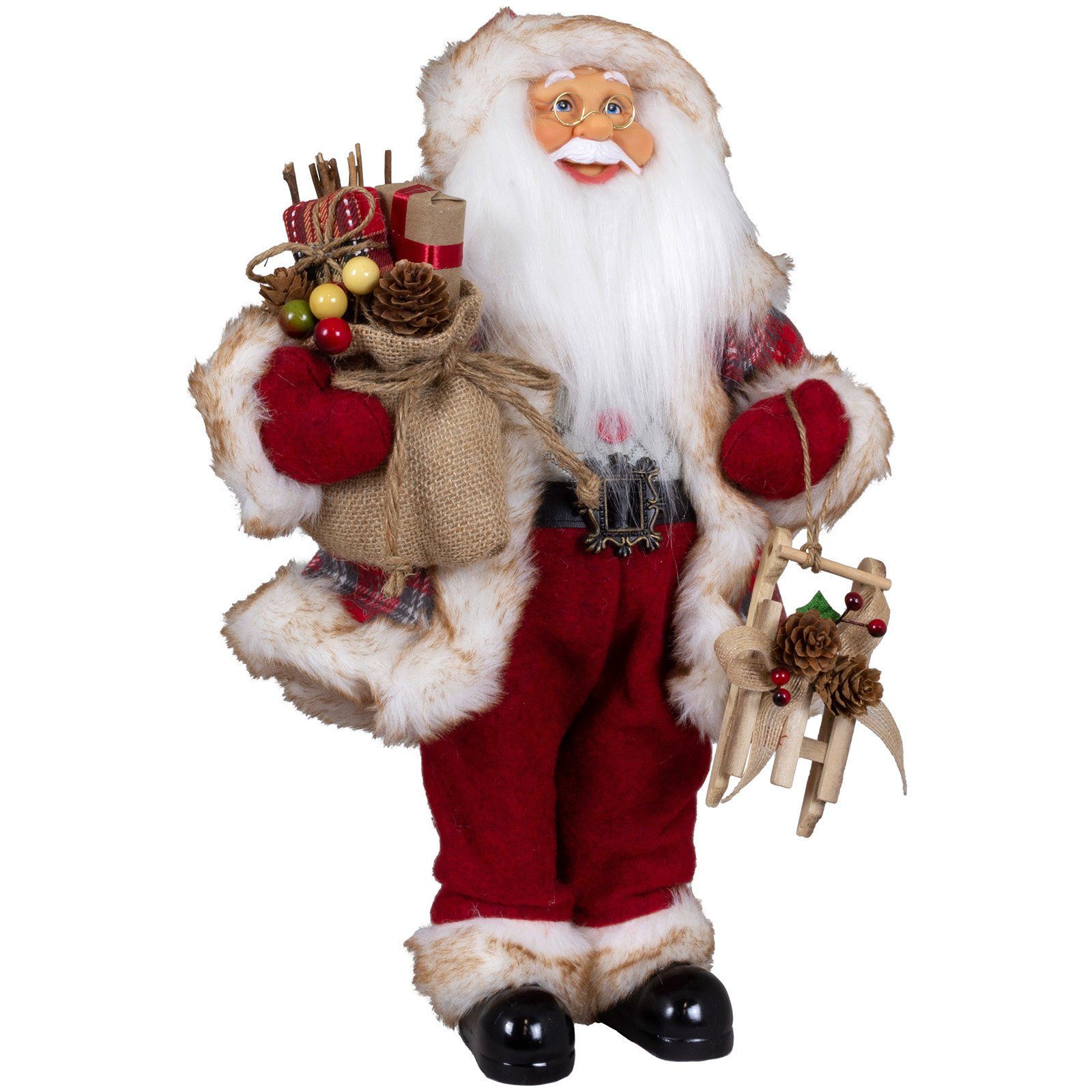Weihnachtsmann Oscar, 4 Größen (30-80cm)