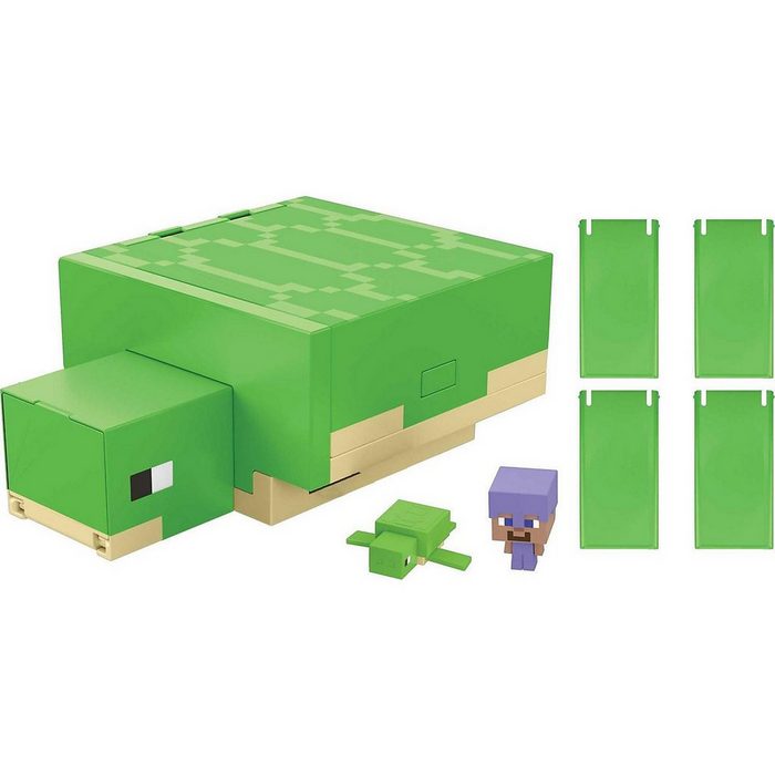 Mattel® Sammelfigur Minecraft Minis Turtle Case