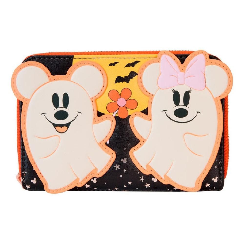 Loungefly Brieftasche Disney Mickey & Minnie Floral Ghost Brieftasche
