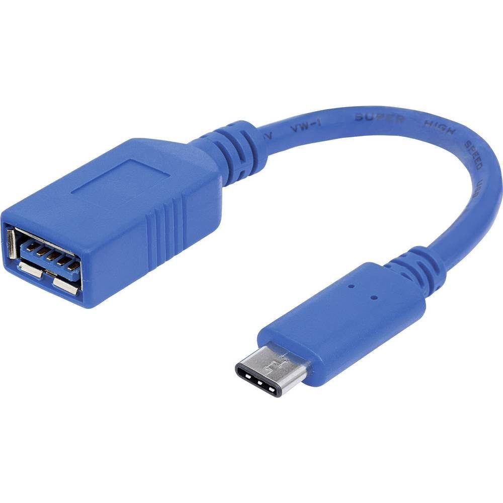 USB 3.1 Gen1 Kabel, Typ C-Stecker / Typ A-Buchse, USB-Adapter
