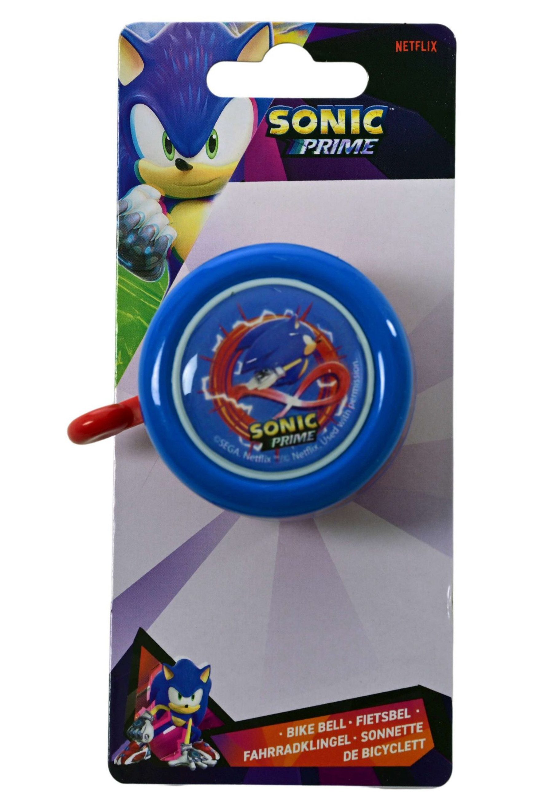 Sonic SEGA Fahrradklingel Kinder Jungen Fahrradglocke Schelle