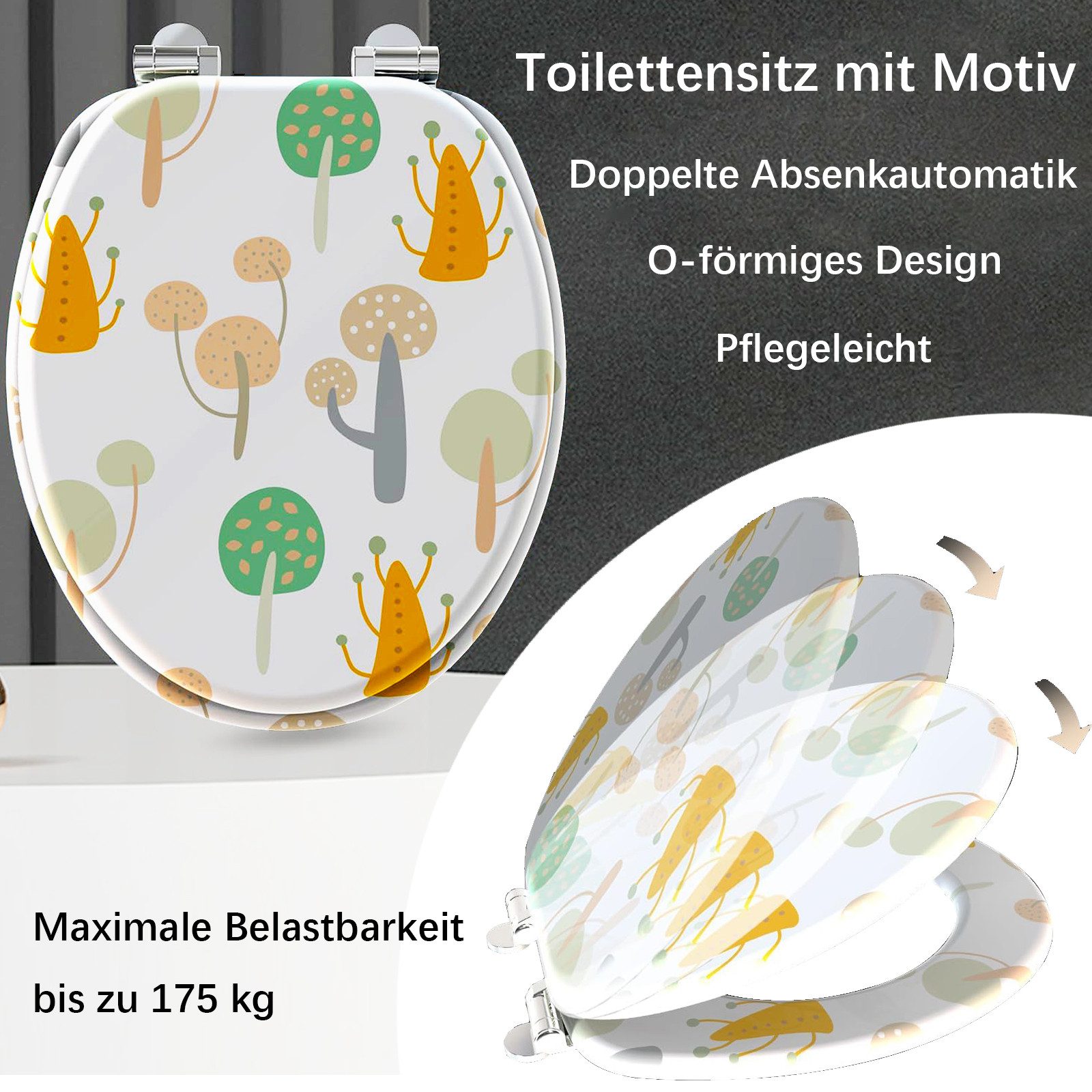 style home WC-Sitz Toilettendeckel mit doppelter günstig online kaufen
