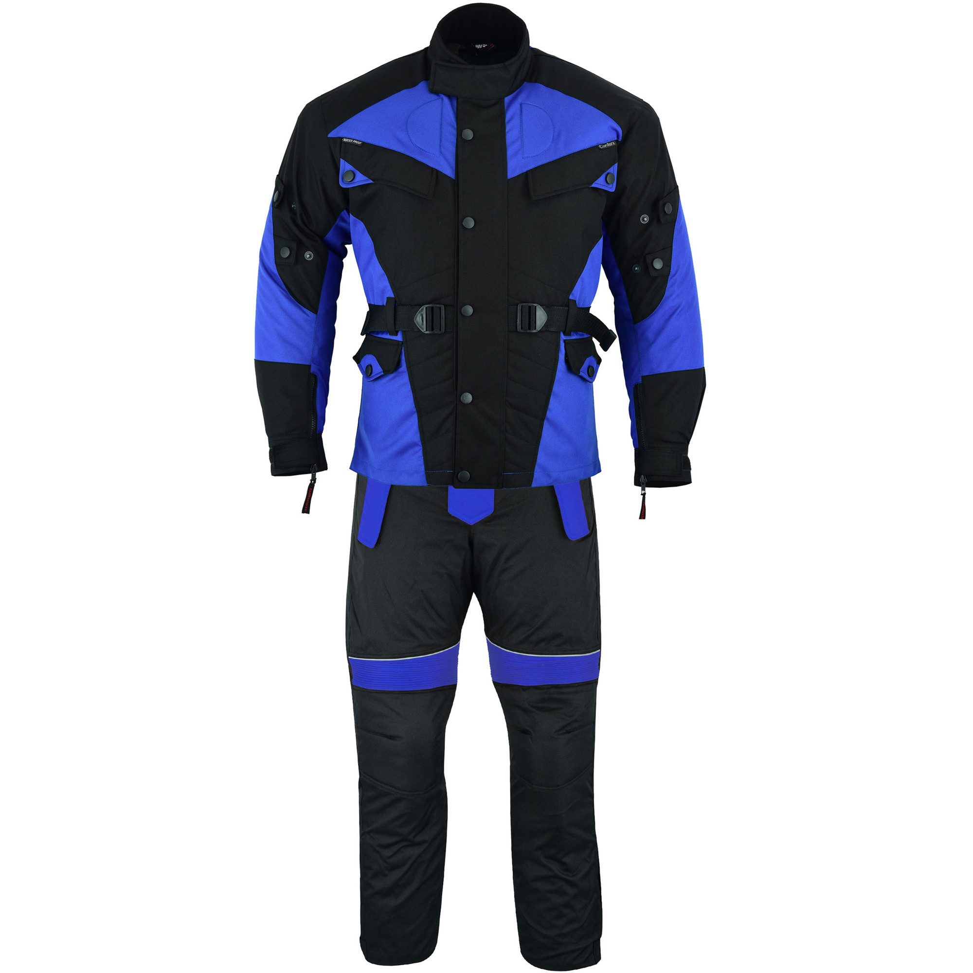 German Wear Motorradkombi GW302K (Spar-Set, 2-tlg., mit Protektoren, Motorradjacke & Motorradhose) 2-teiler Motorradjacke + Motorradhose – Bild 2 von 5