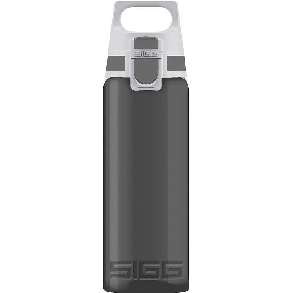 Sigg Trinkflasche Total Color Anthracite 1L, Kunststoff Grau auslaufsicher transparent bruchfest