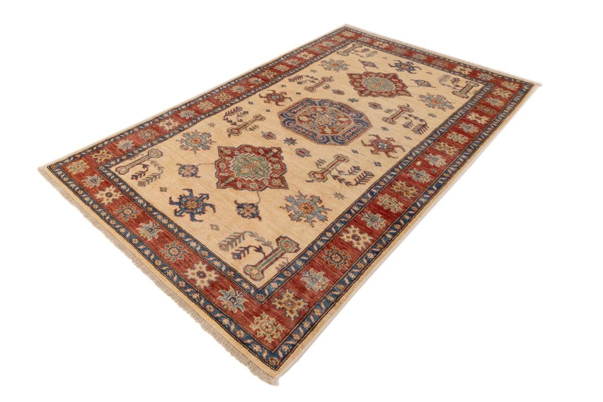 Super Höhe: 5 Orientteppich Handgeknüpfter Nain Kazak Trading, 121x186 mm Orientteppich, rechteckig,