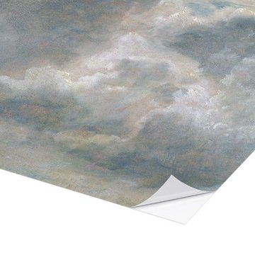 Posterlounge Wandfolie John Constable, Studie von Cumuluswolken, Badezimmer Malerei