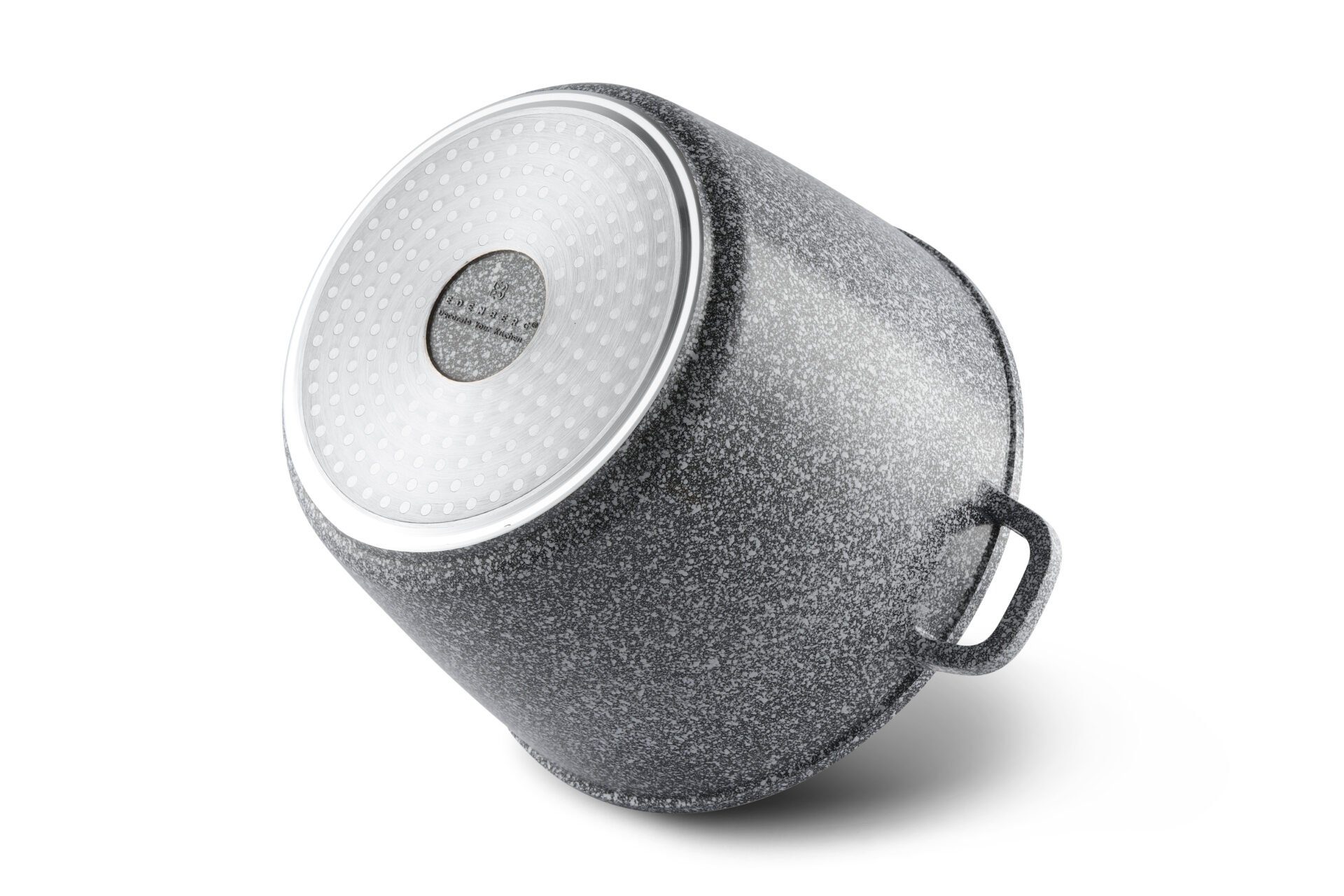 Edenberg Kochtopf 10.2Liter Kochtopf Suppentopf Spargeltopf Soßentopf Großer Topf, Aluminiumguss (Topf mit Glasdeckel 10.2L / 28 cm Durchmesser, 3-tlg., Zeitloses Design des Topfsets. Eine ideale Geschenkidee)